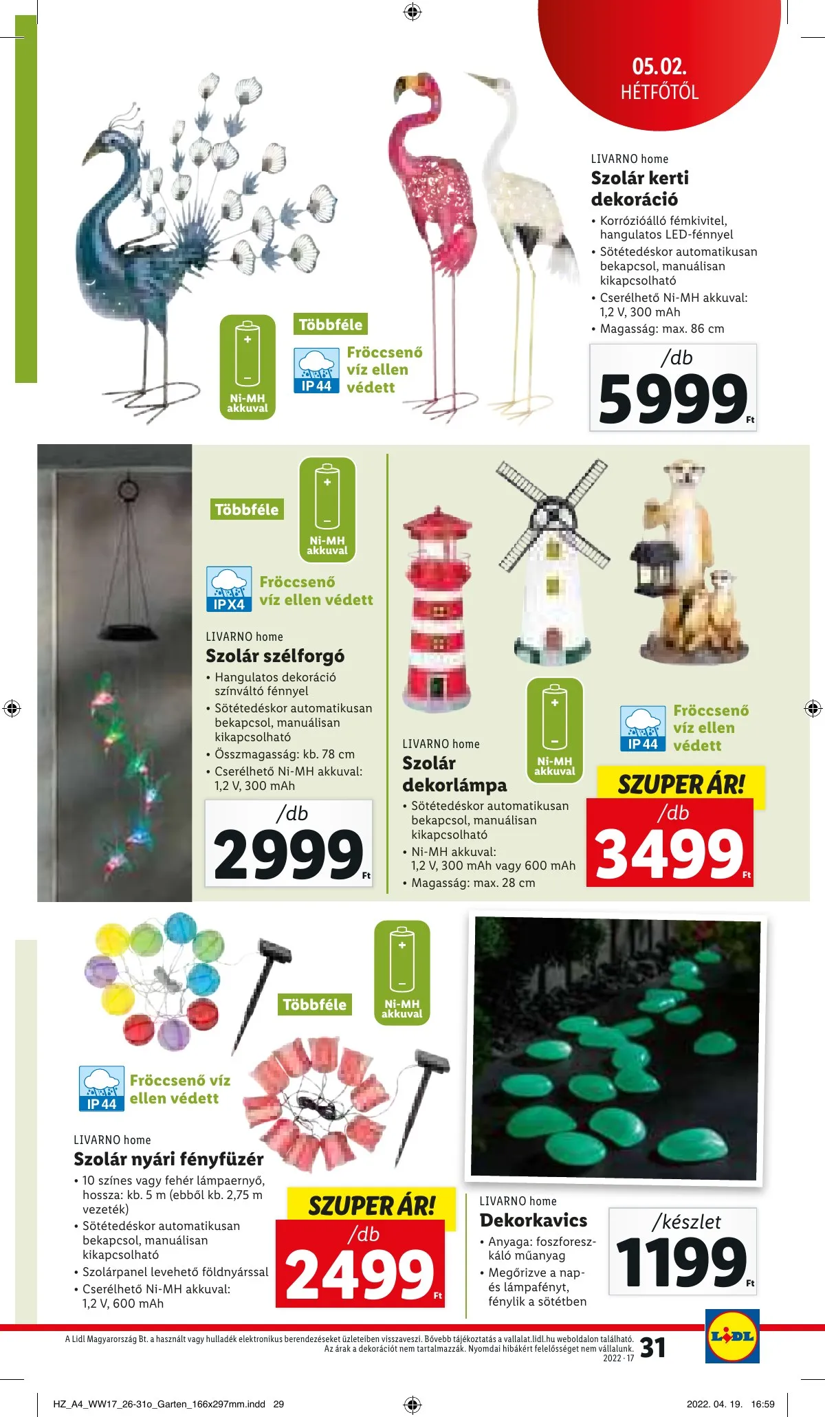 Lidl akciós újság 04.28–05.04 – 31. oldal