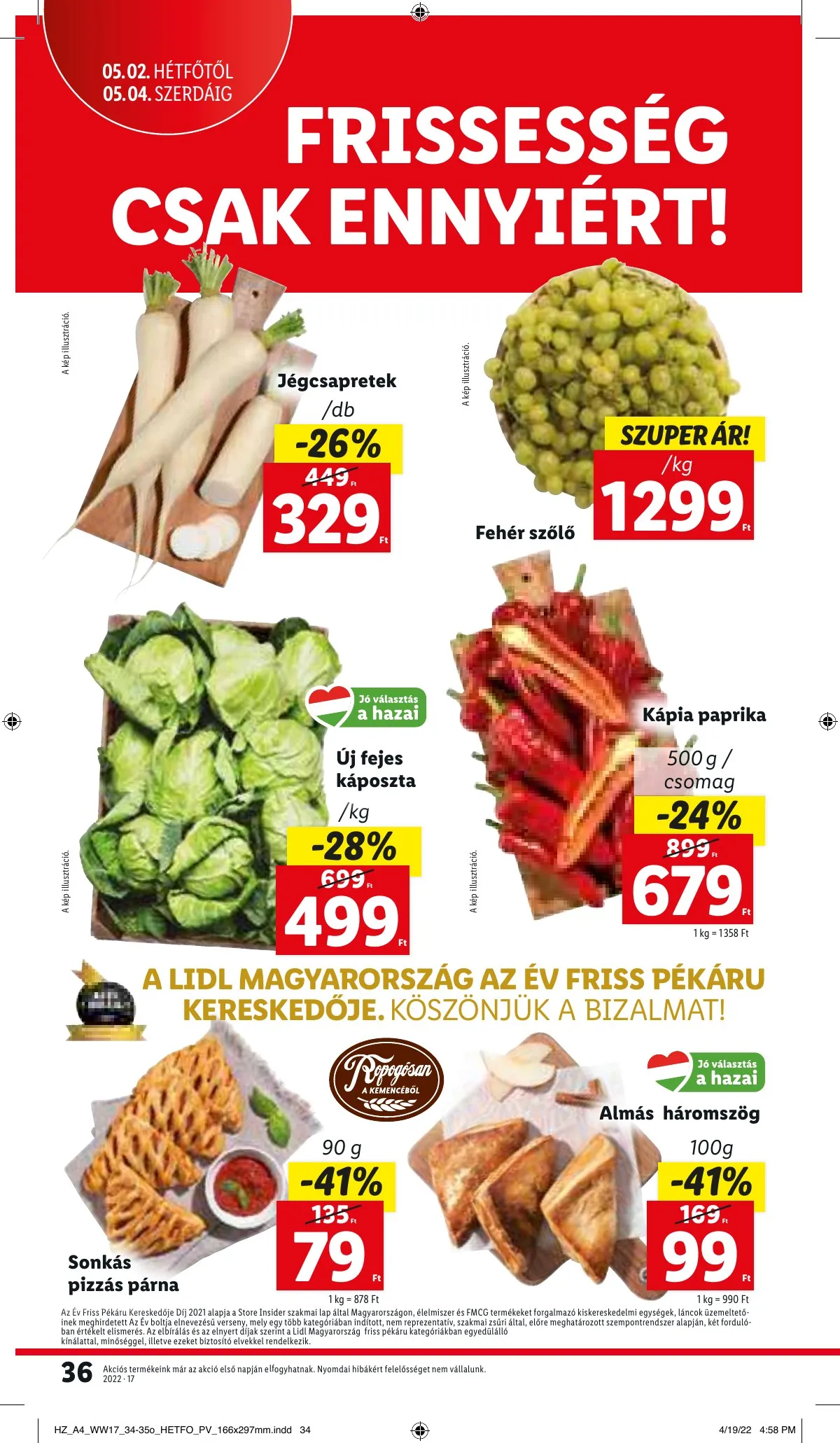 Lidl akciós újság 04.28–05.04 – 36. oldal