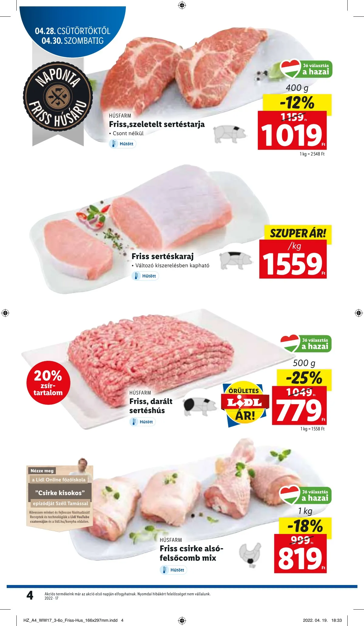 Lidl akciós újság 04.28–05.04 – 4. oldal