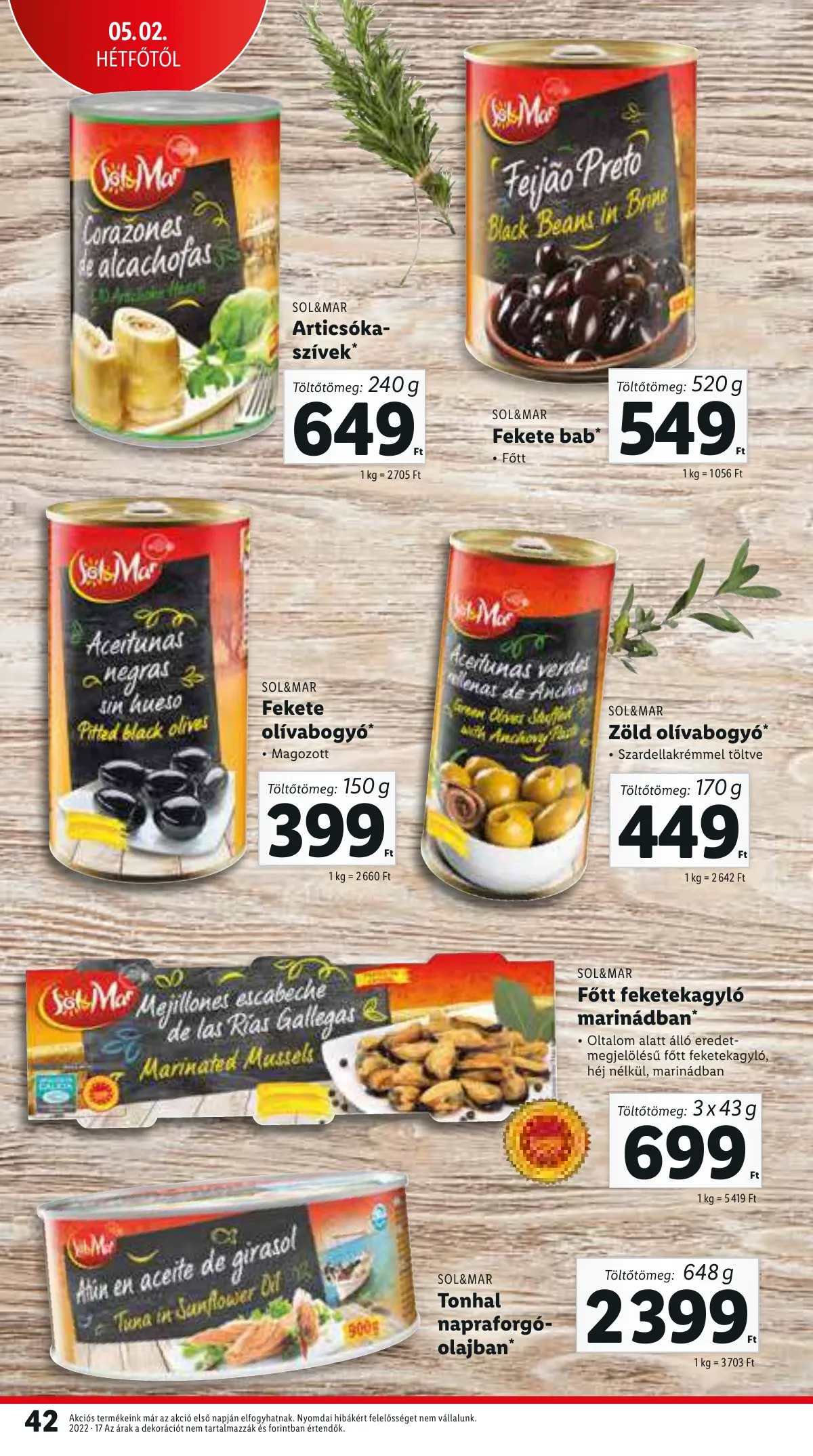 Lidl akciós újság 04.28–05.04 – 42. oldal