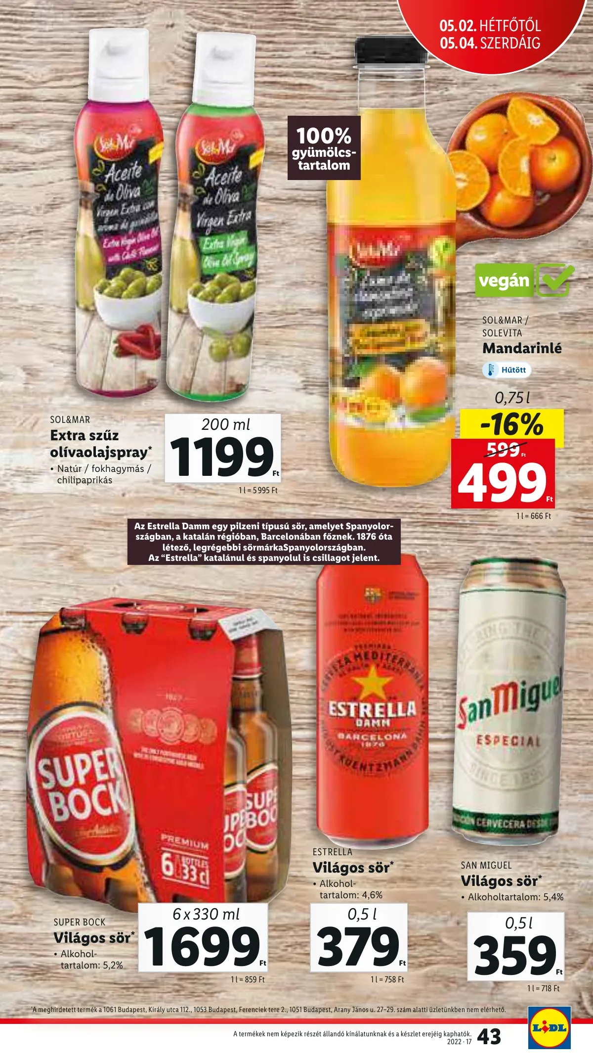 Lidl akciós újság 04.28–05.04 – 43. oldal