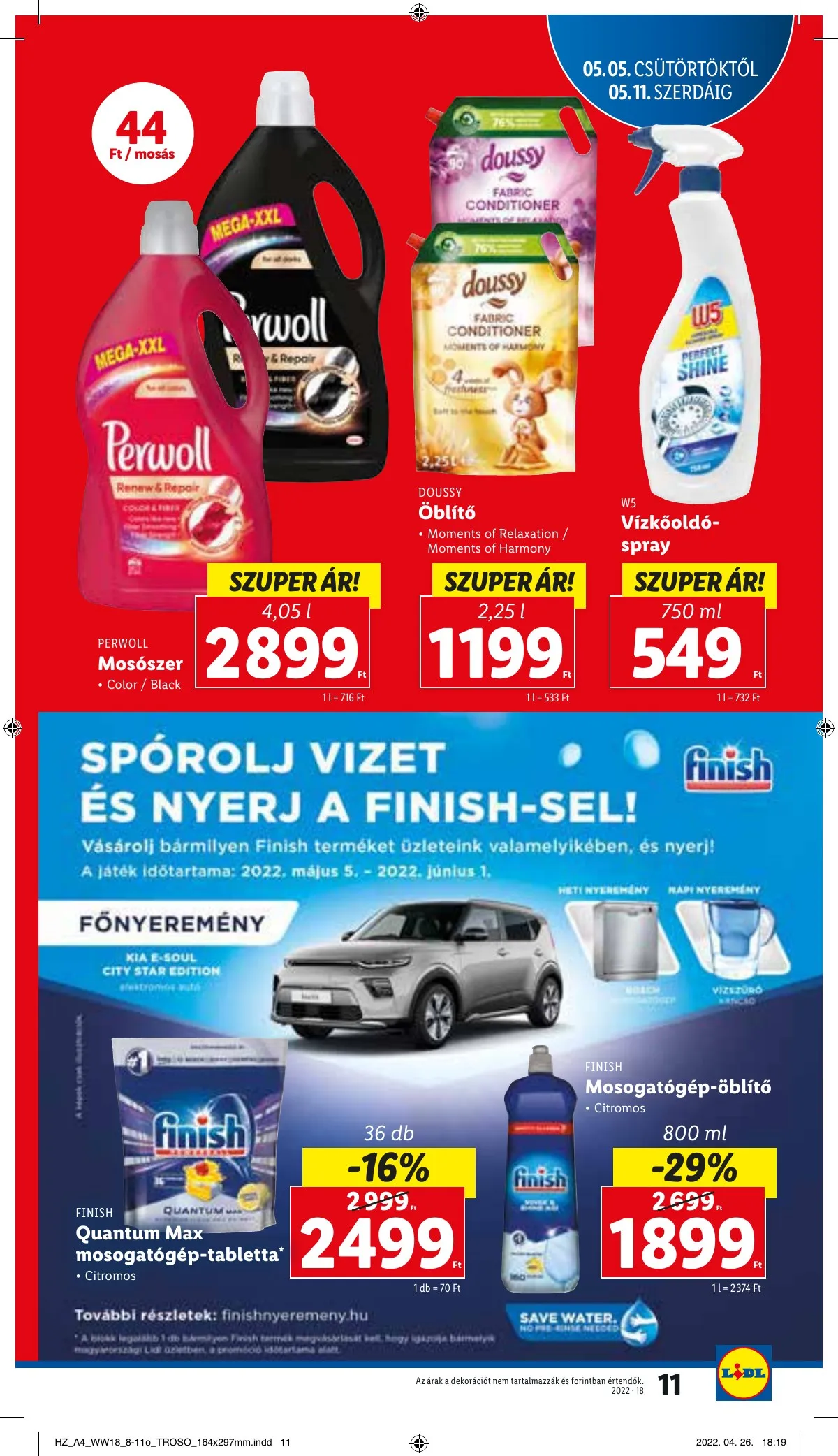 Lidl akciós újság 05.05–05.11 – 11. oldal