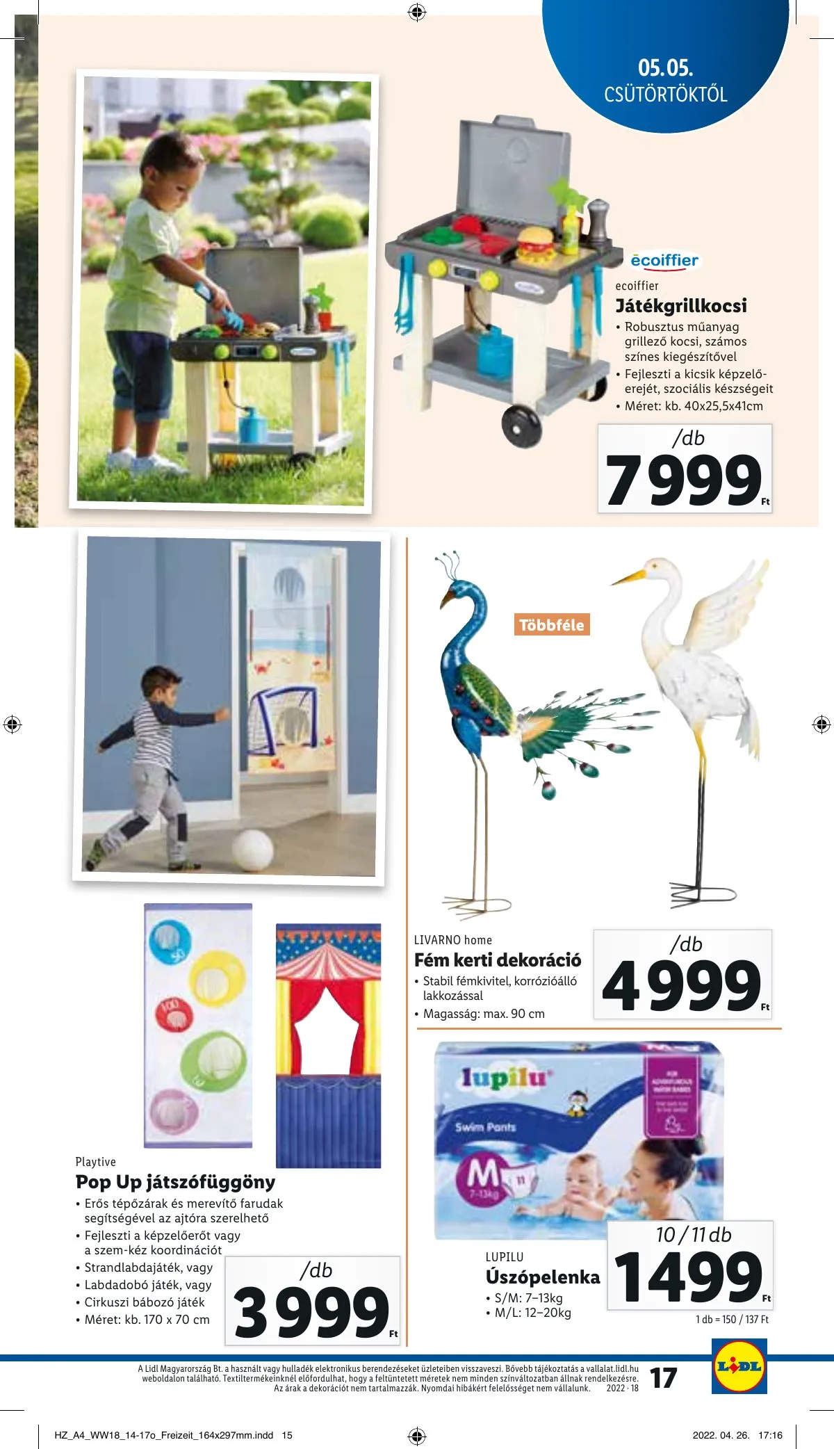 Lidl akciós újság 05.05–05.11 – 17. oldal