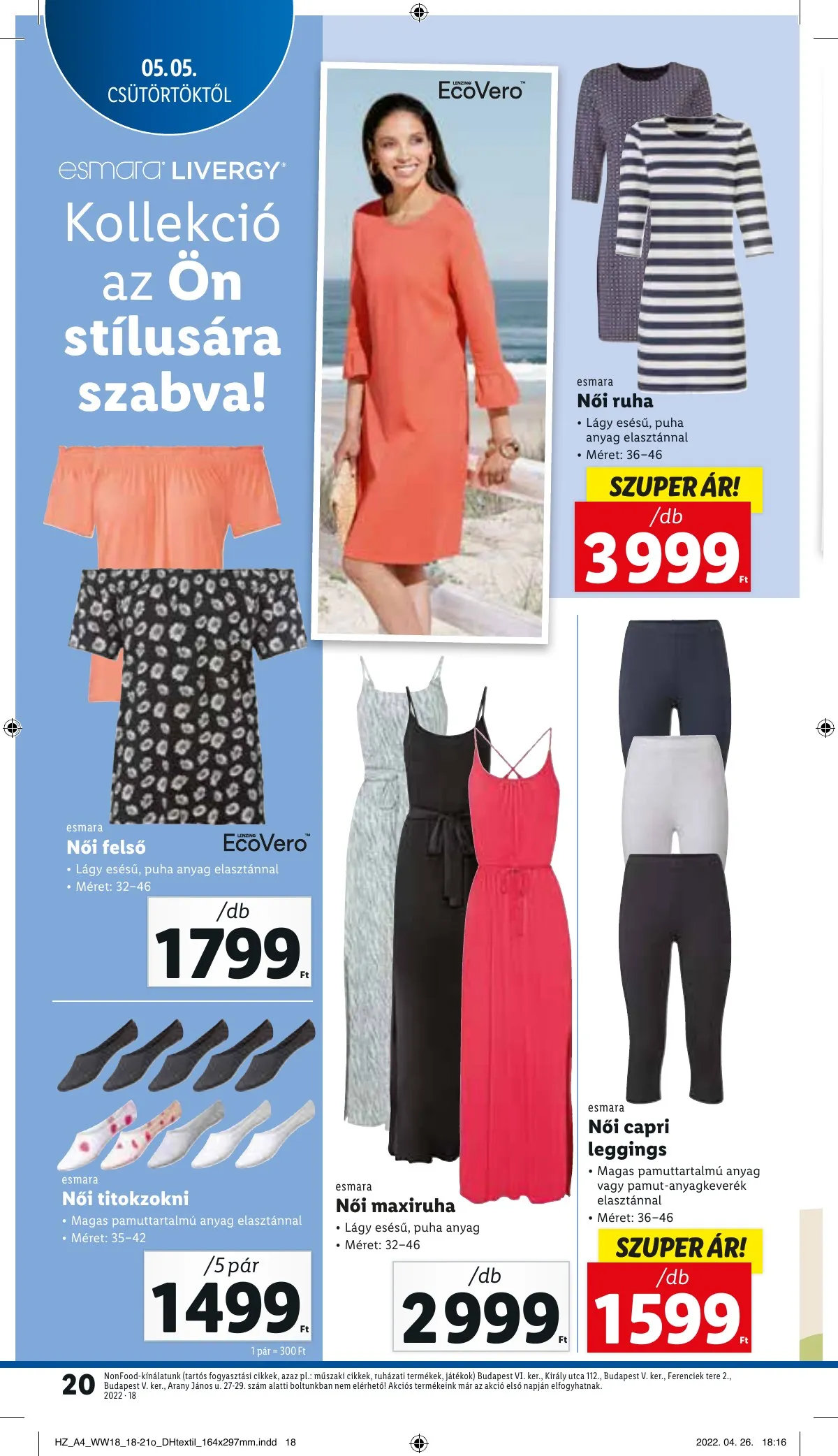 Lidl akciós újság 05.05–05.11 – 20. oldal