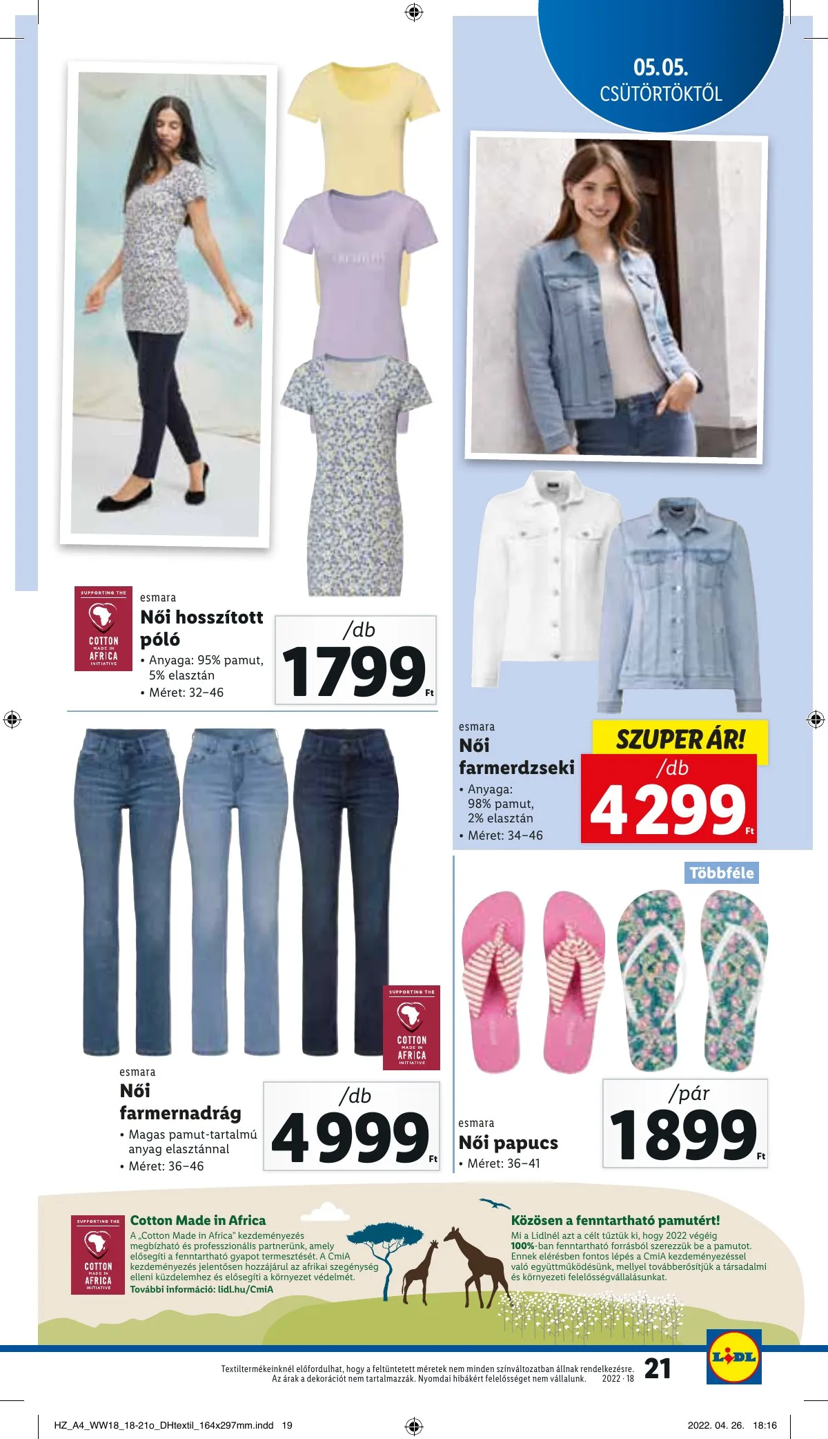 Lidl akciós újság 05.05–05.11 – 21. oldal