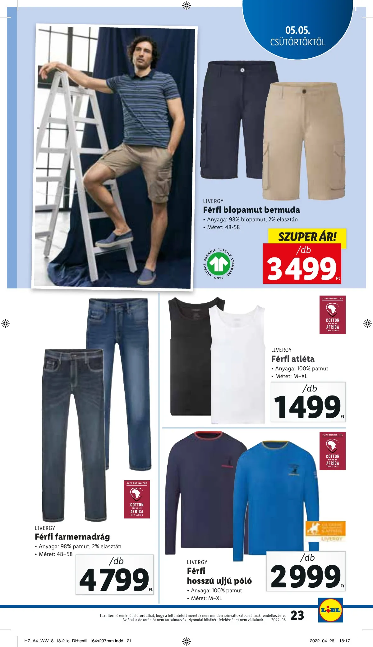 Lidl akciós újság 05.05–05.11 – 23. oldal