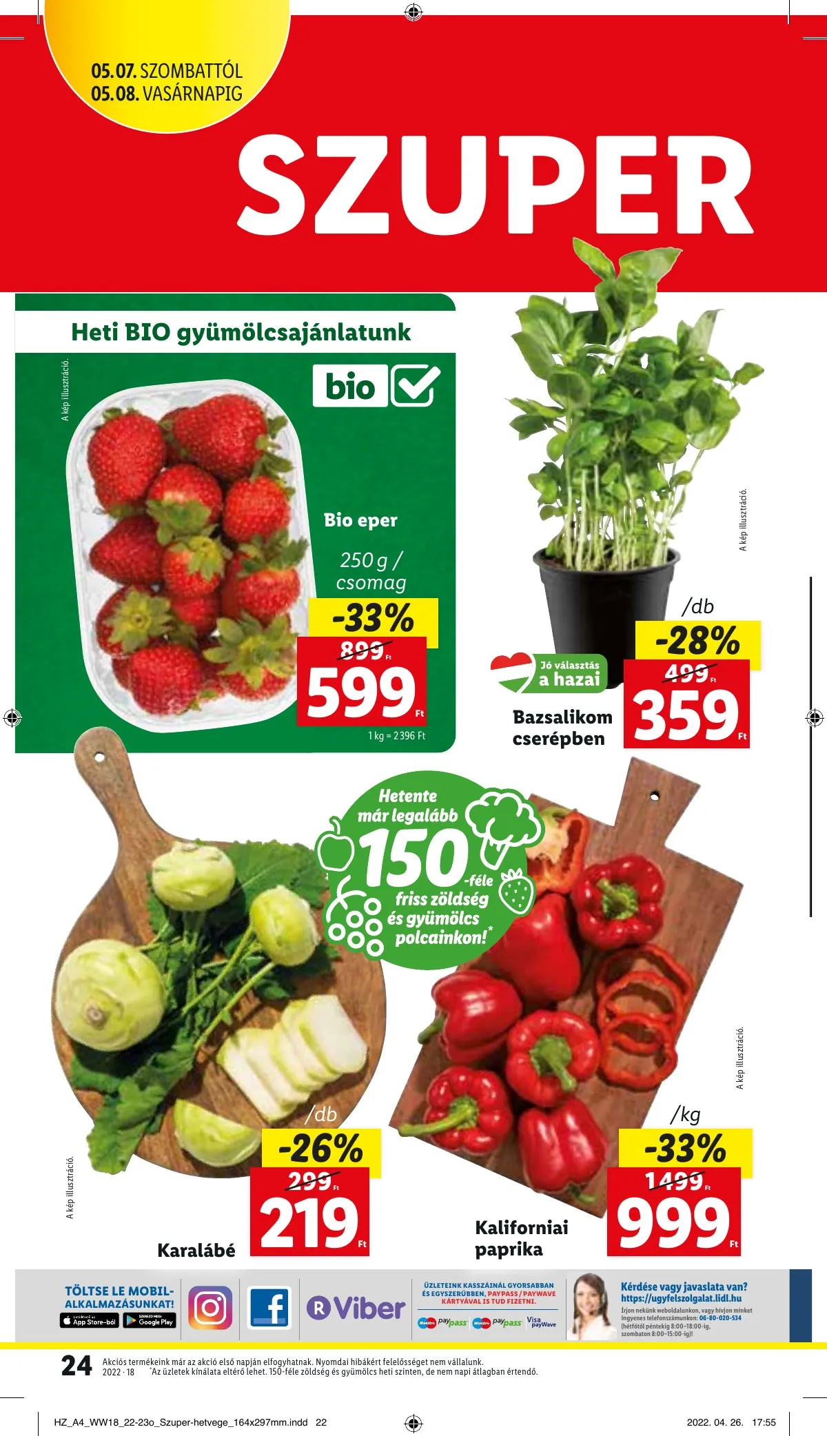 Lidl akciós újság 05.05–05.11 – 24. oldal