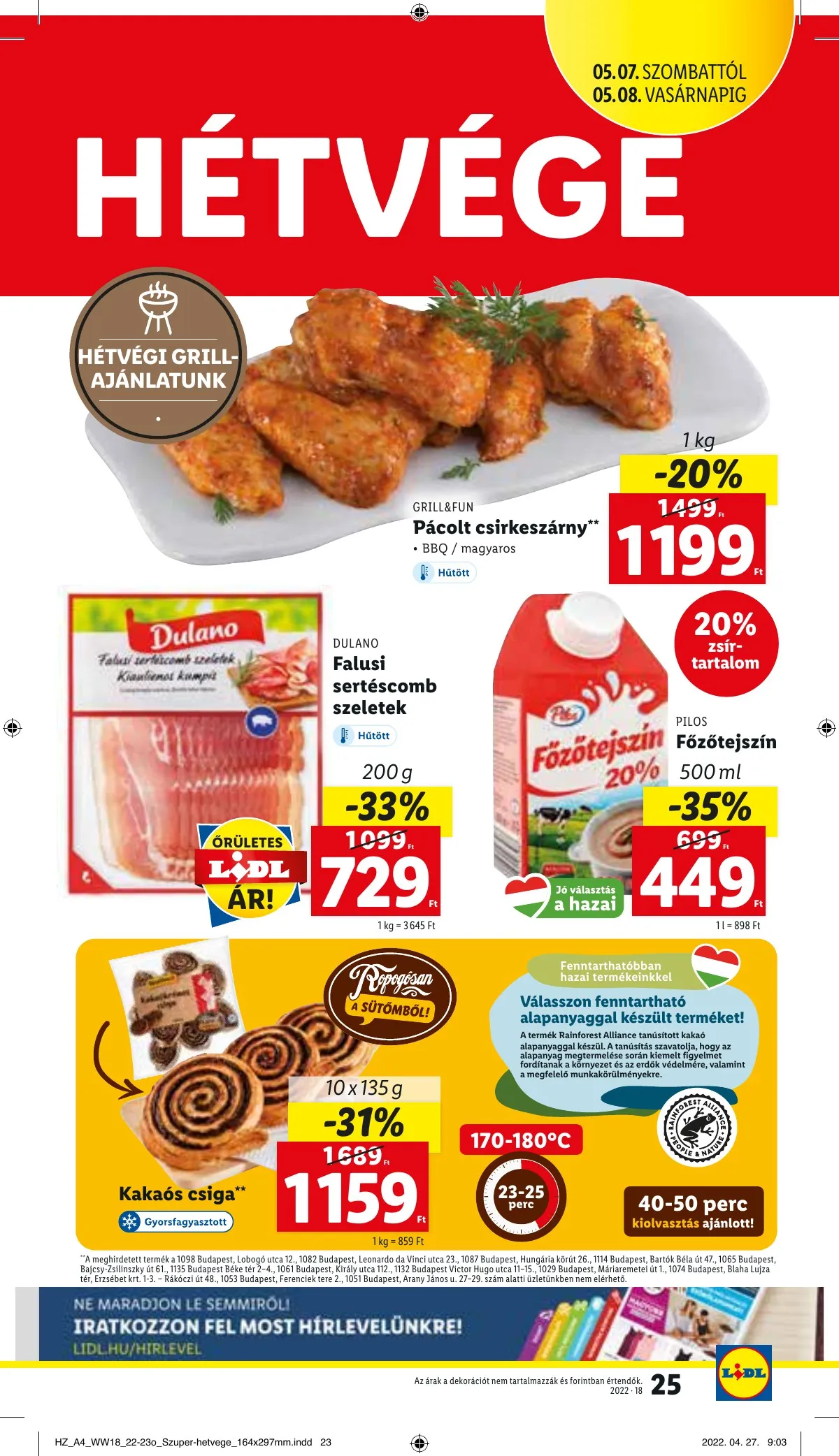 Lidl akciós újság 05.05–05.11 – 25. oldal