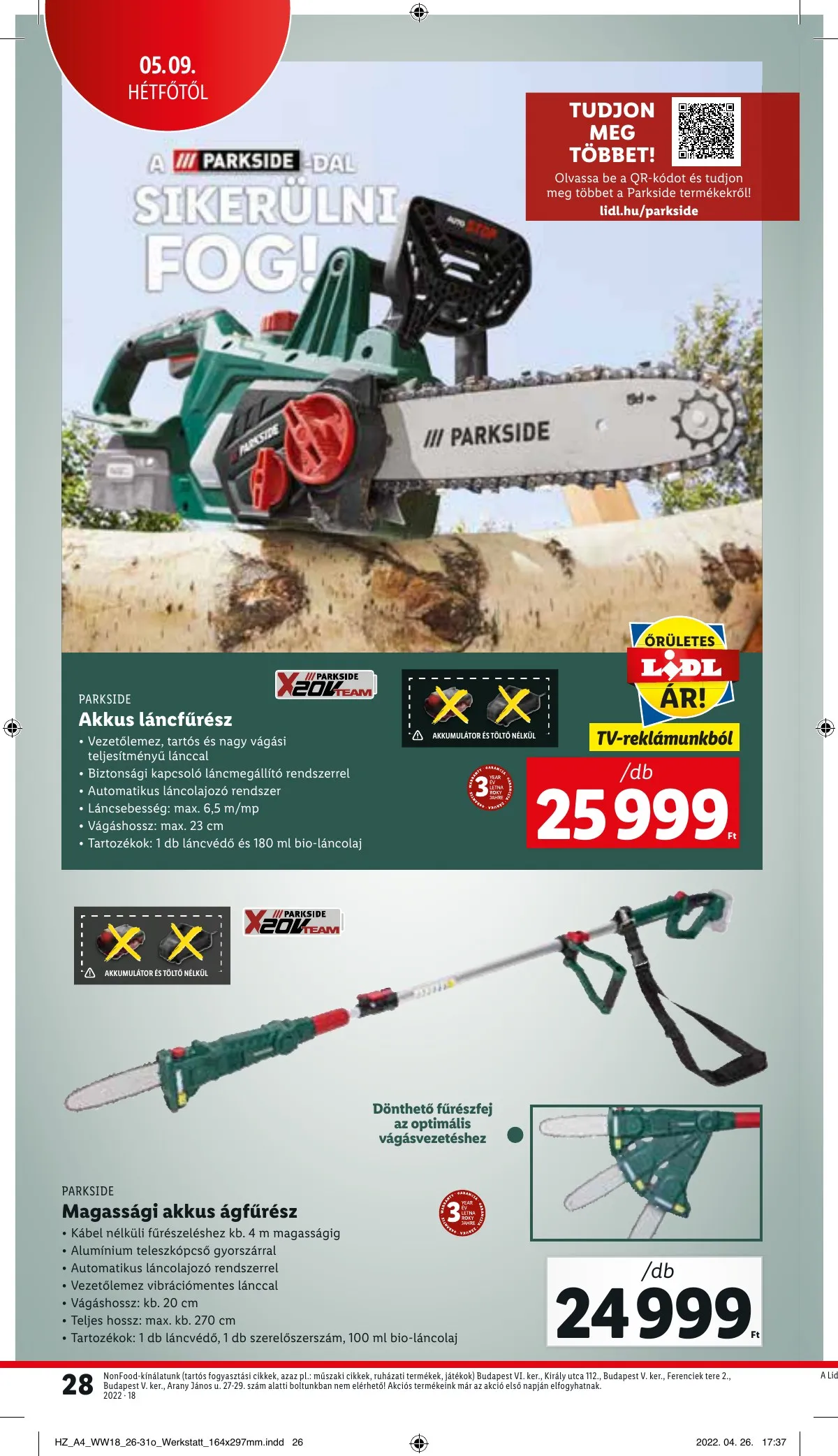Lidl akciós újság 05.05–05.11 – 28. oldal