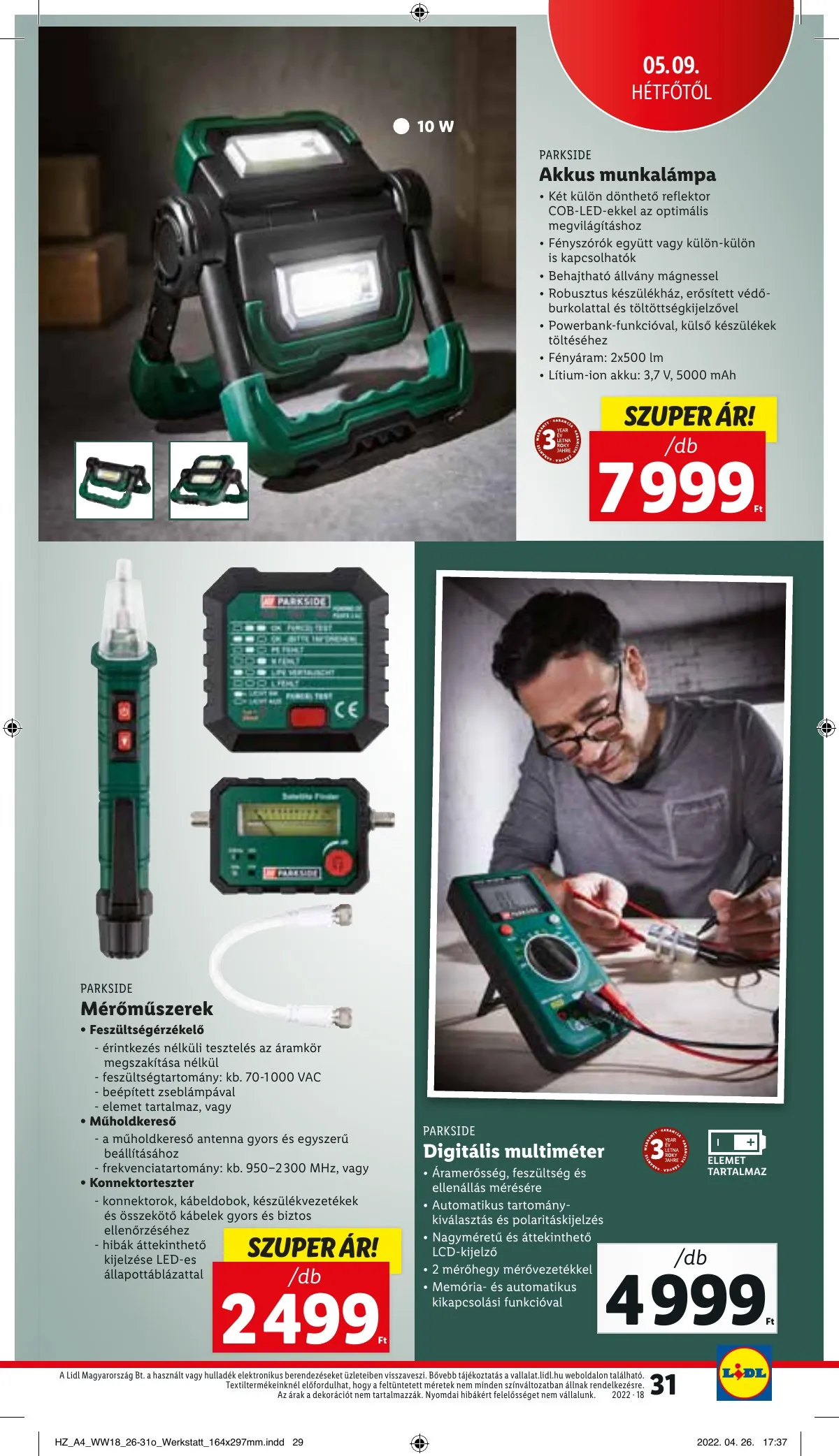 Lidl akciós újság 05.05–05.11 – 31. oldal
