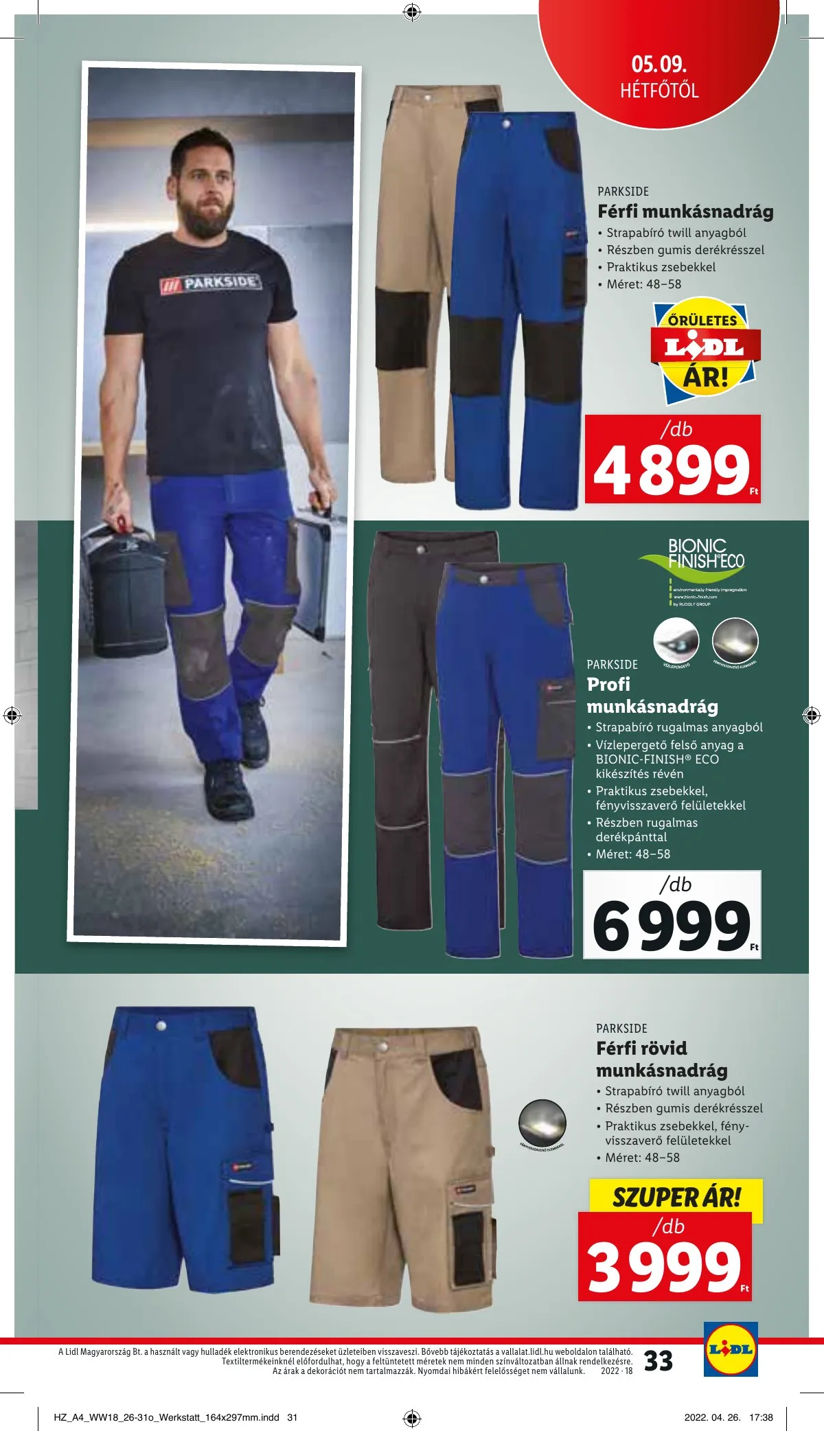 Lidl akciós újság 05.05–05.11 – 33. oldal