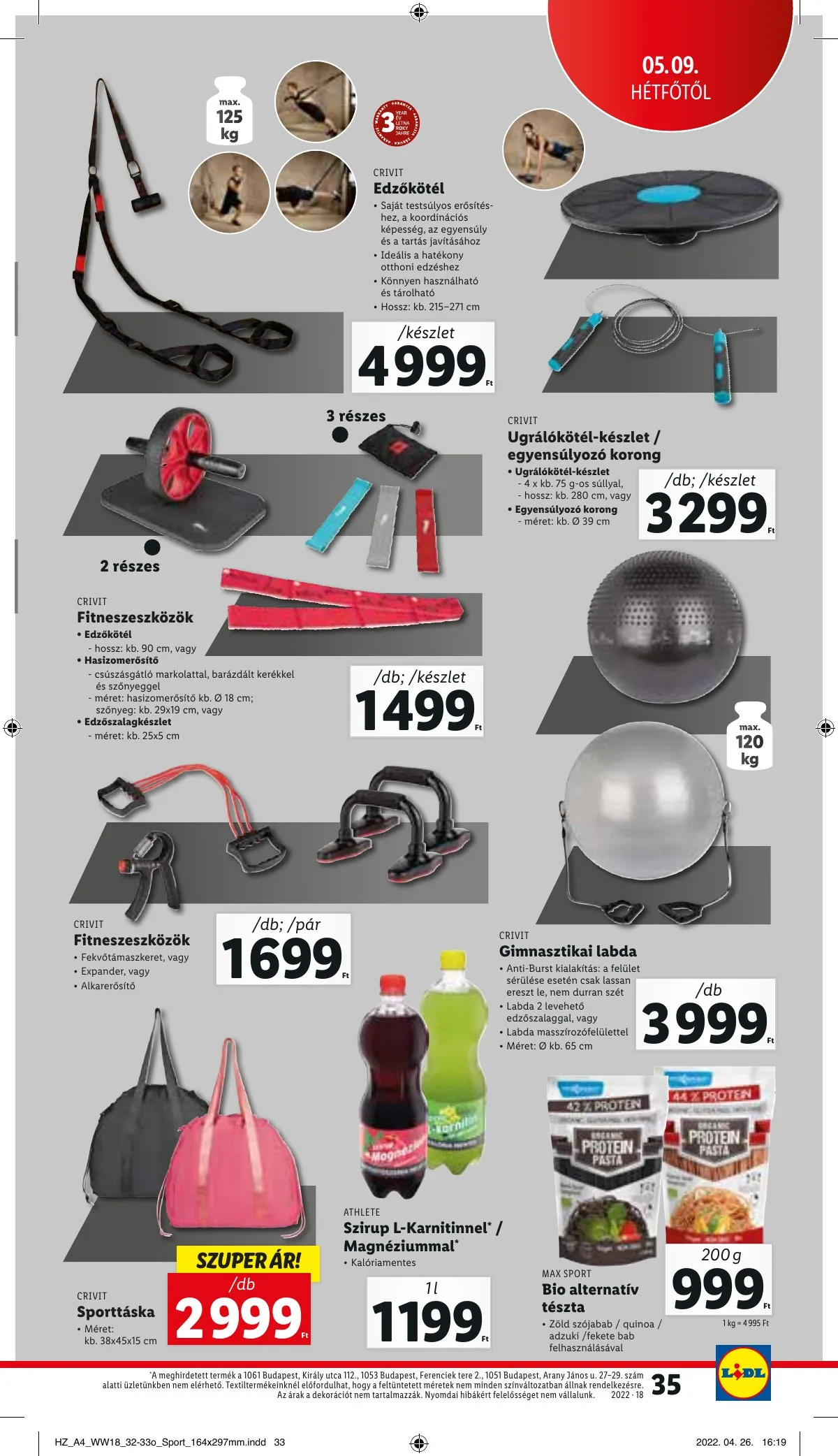 Lidl akciós újság 05.05–05.11 – 35. oldal