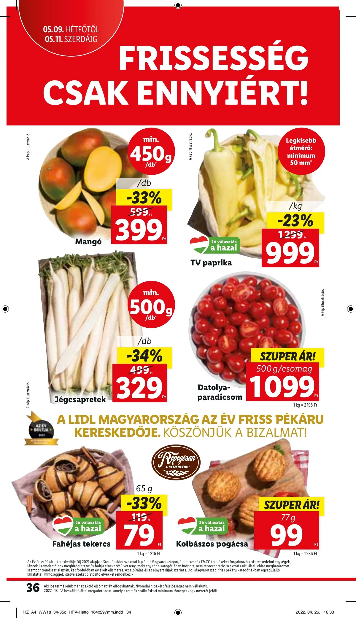 Lidl akciós újság 05.05–05.11 – 36. oldal