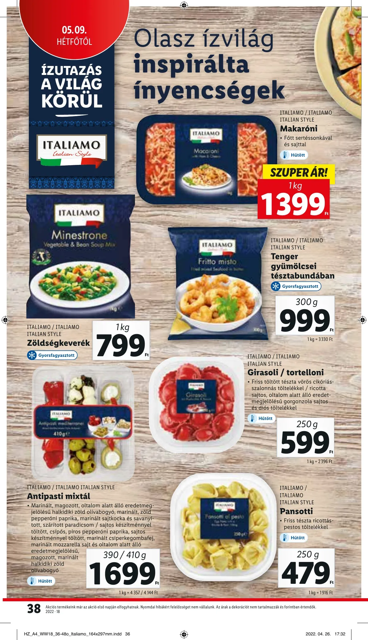 Lidl akciós újság 05.05–05.11 – 38. oldal