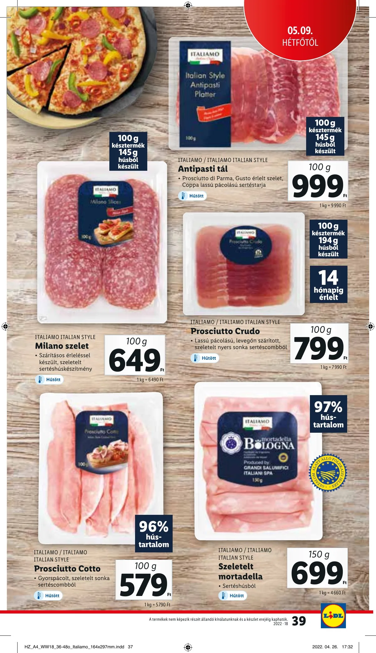 Lidl akciós újság 05.05–05.11 – 39. oldal