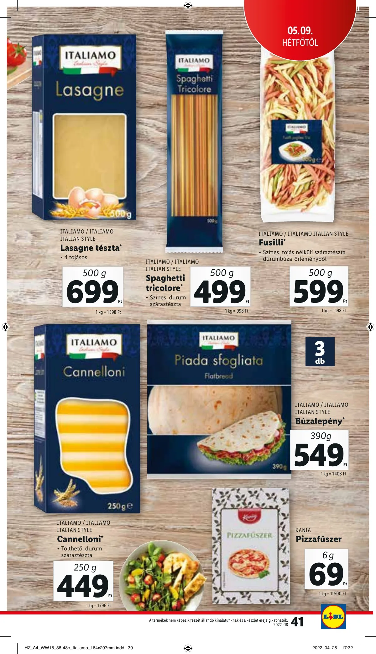 Lidl akciós újság 05.05–05.11 – 41. oldal