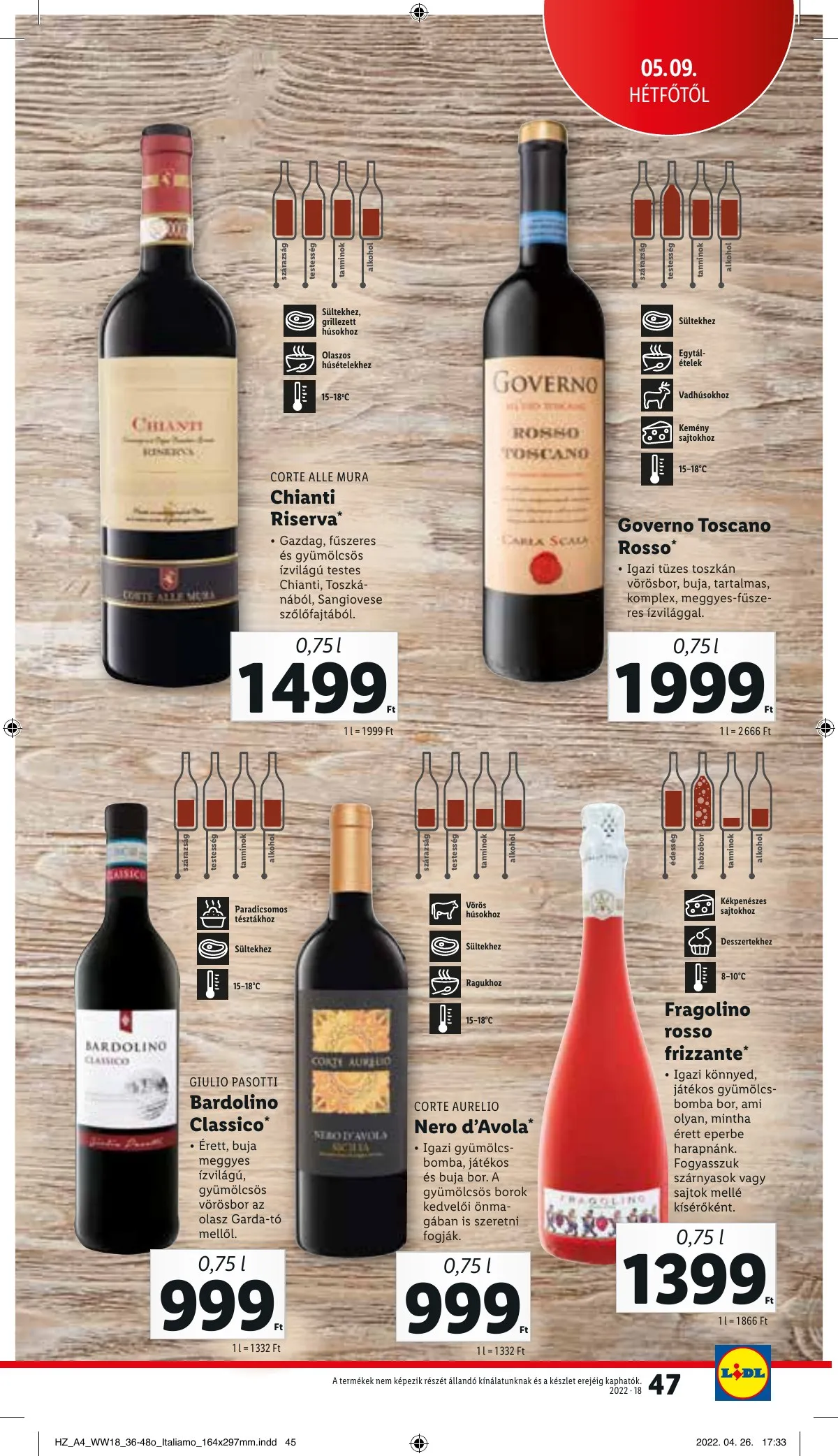 Lidl akciós újság 05.05–05.11 – 47. oldal
