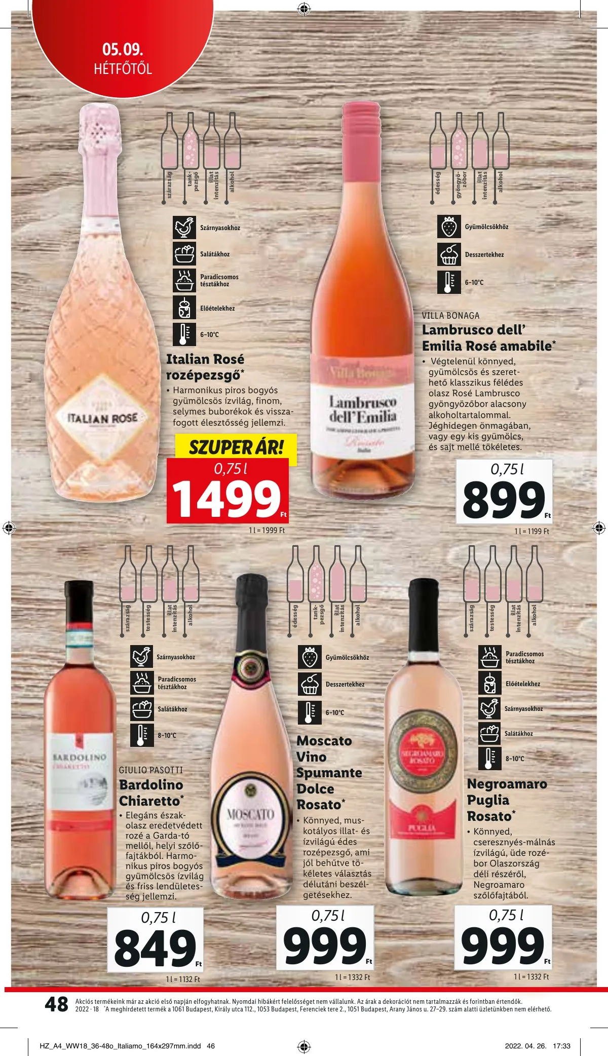 Lidl akciós újság 05.05–05.11 – 48. oldal