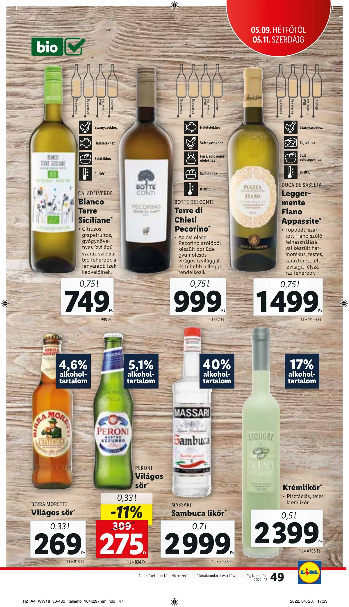 Lidl akciós újság 05.05–05.11 – 49. oldal