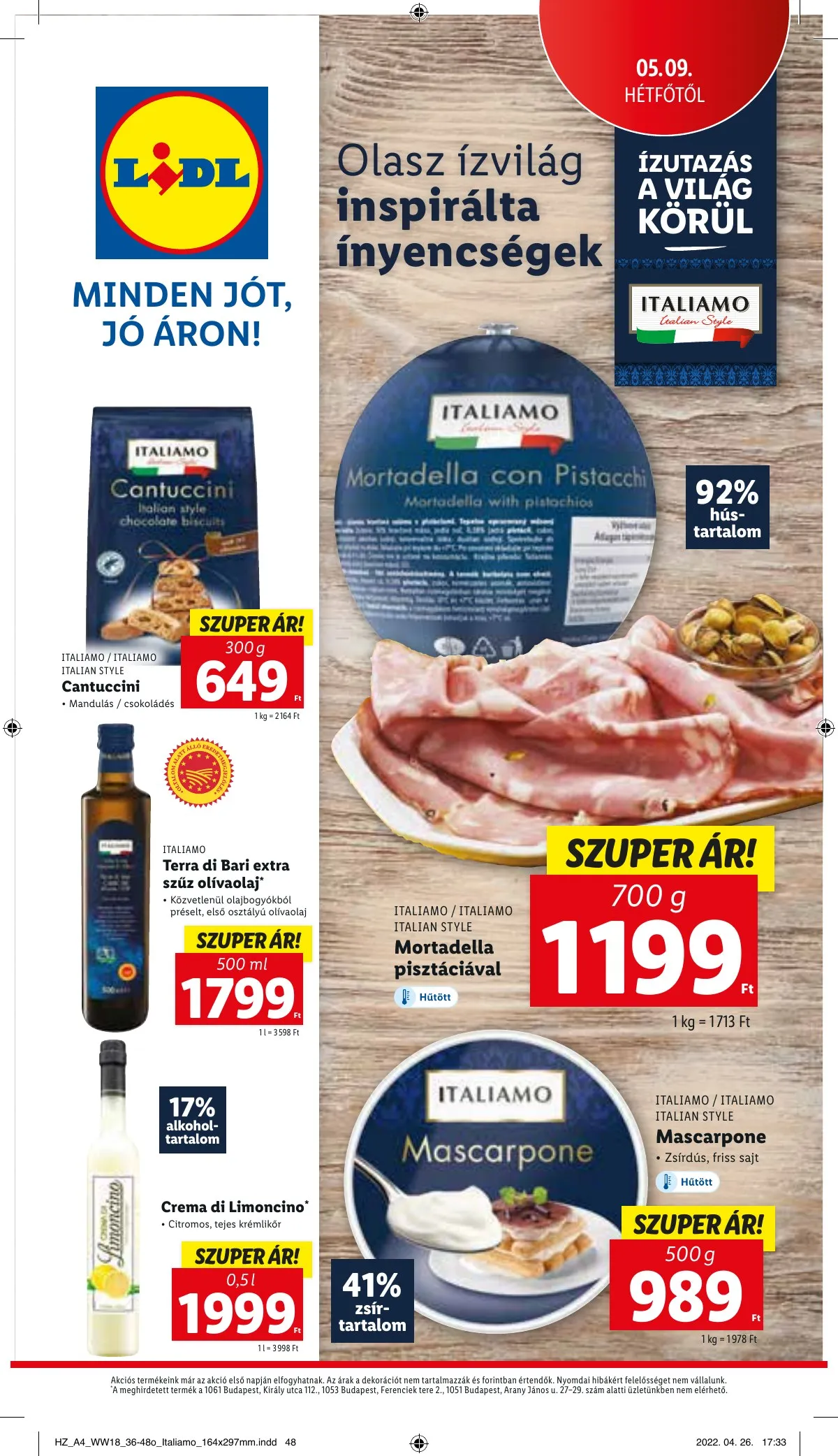 Lidl akciós újság 05.05–05.11 – 50. oldal