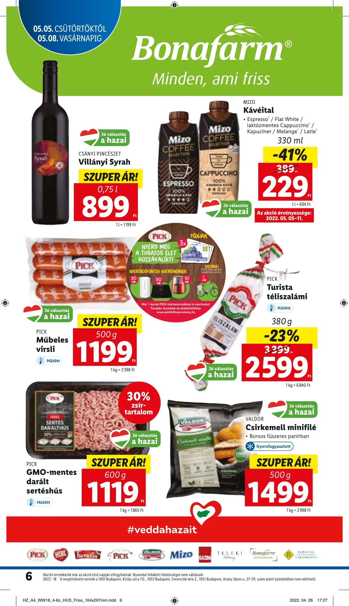 Lidl akciós újság 05.05–05.11 – 6. oldal