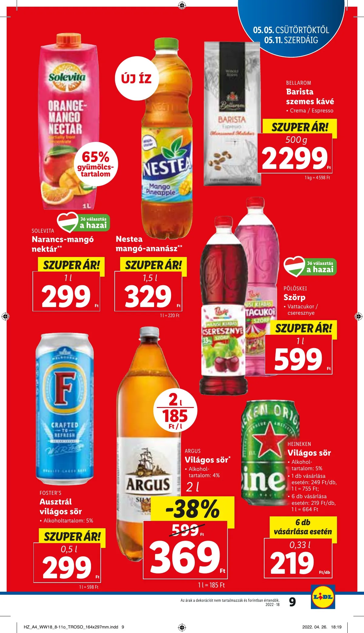 Lidl akciós újság 05.05–05.11 – 9. oldal