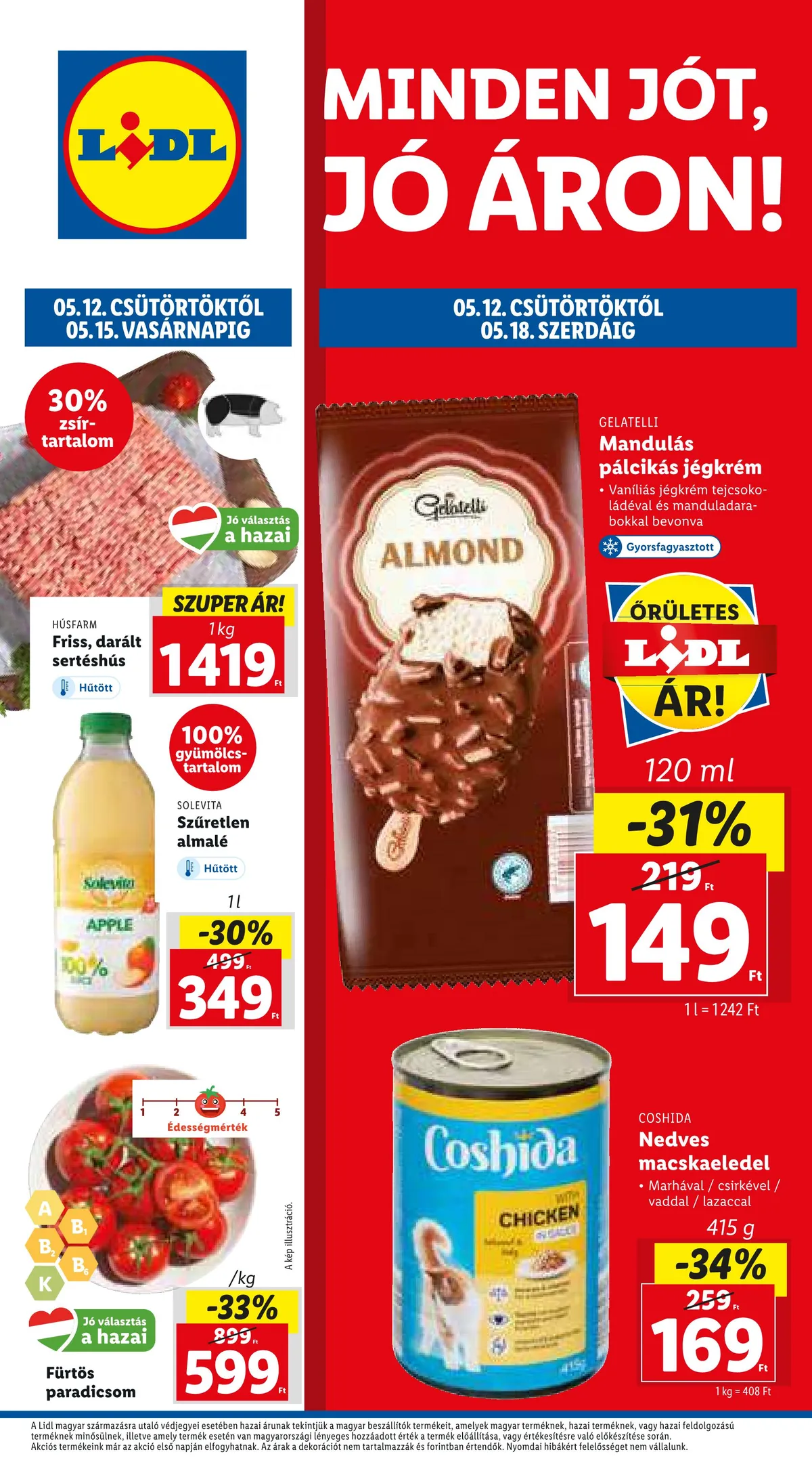 Lidl akciós újság 05.12–05.18