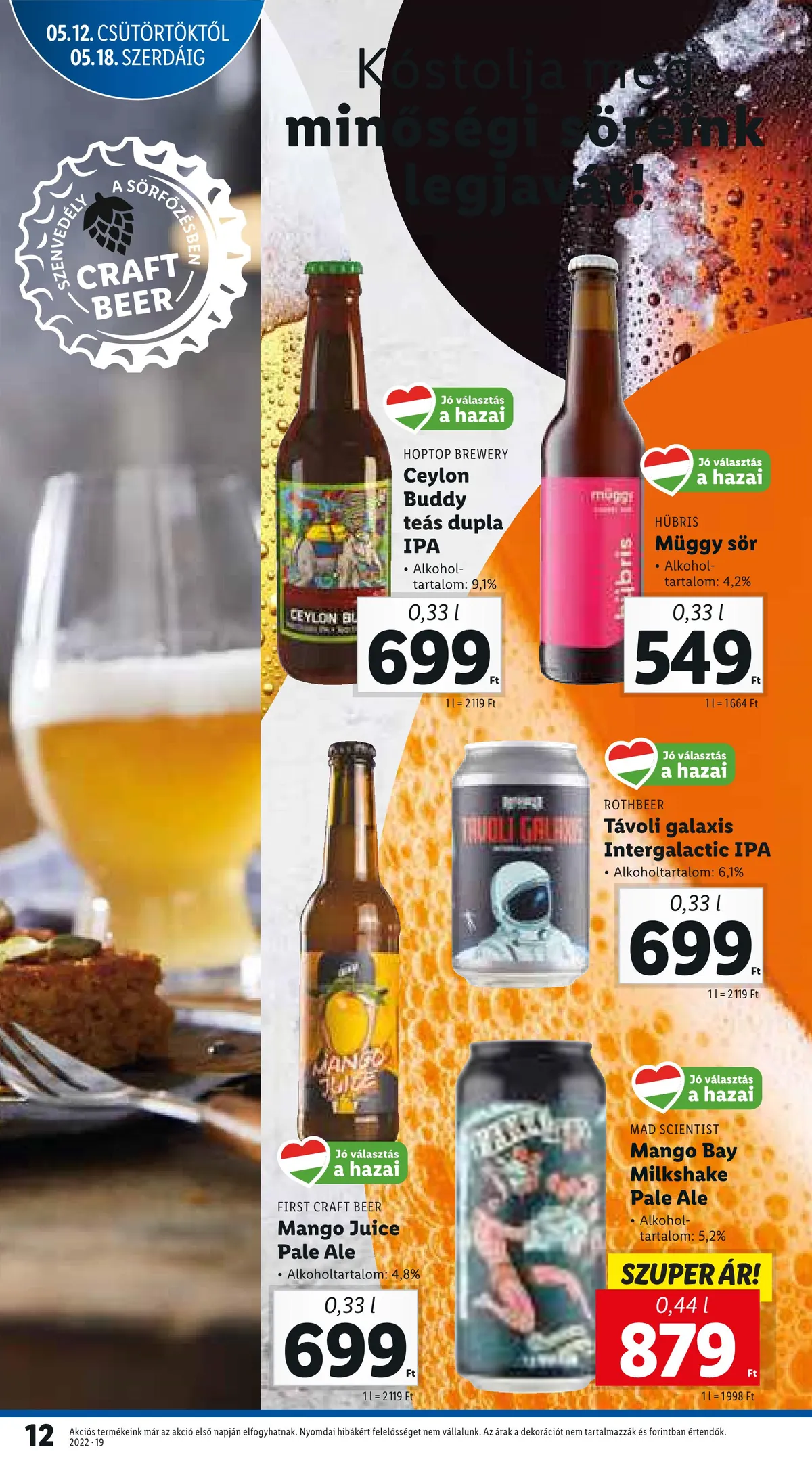 Lidl akciós újság 05.12–05.18 – 12. oldal