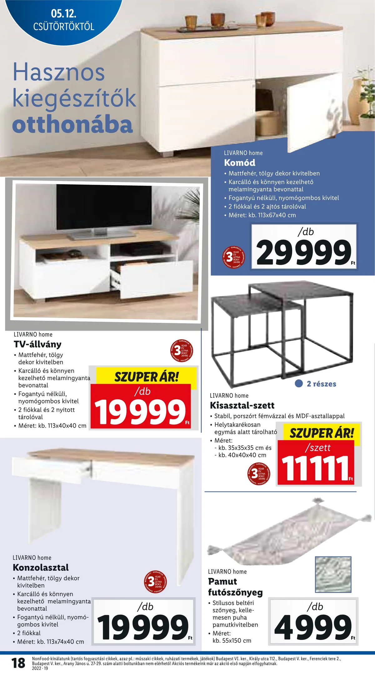 Lidl akciós újság 05.12–05.18 – 18. oldal