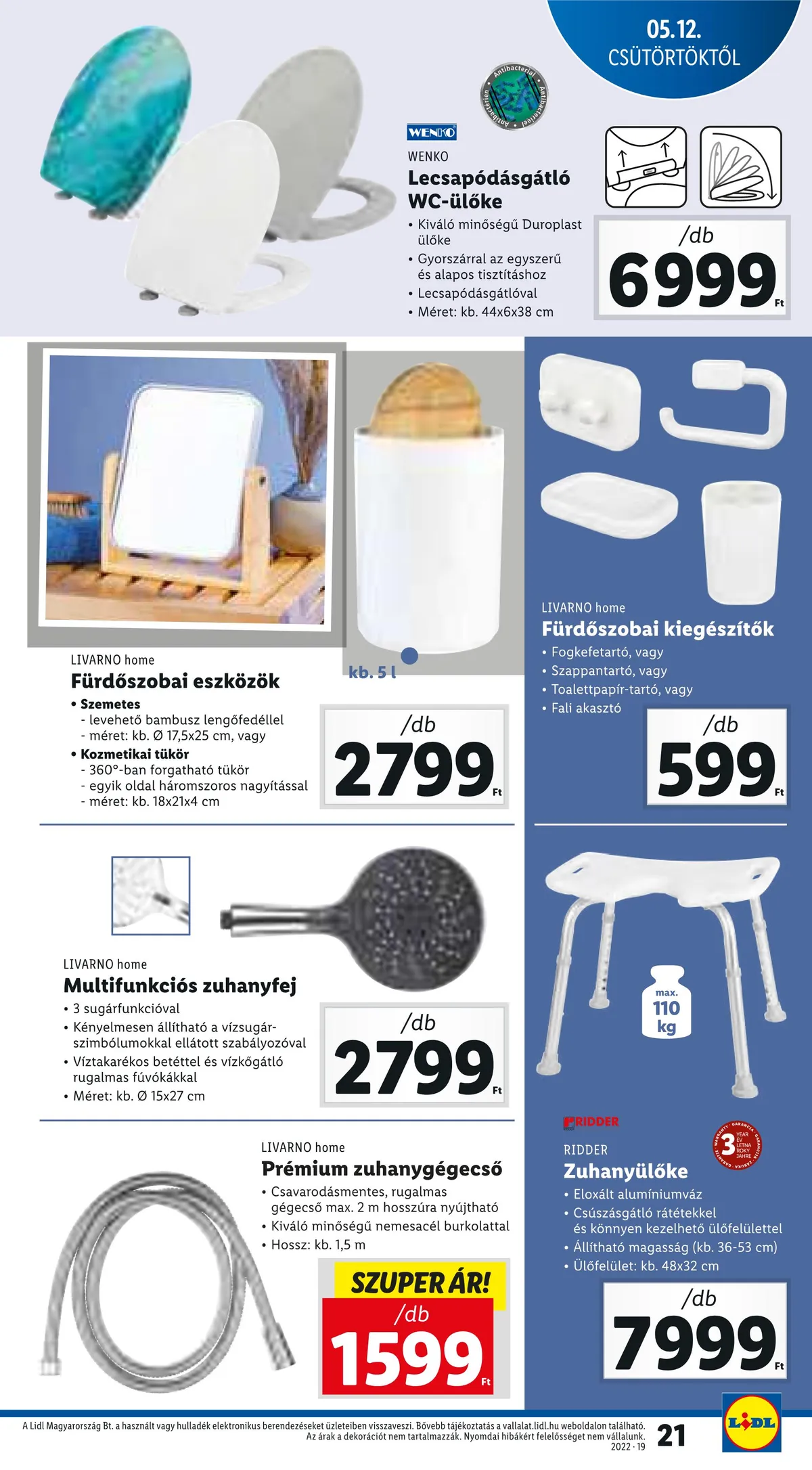 Lidl akciós újság 05.12–05.18 – 21. oldal