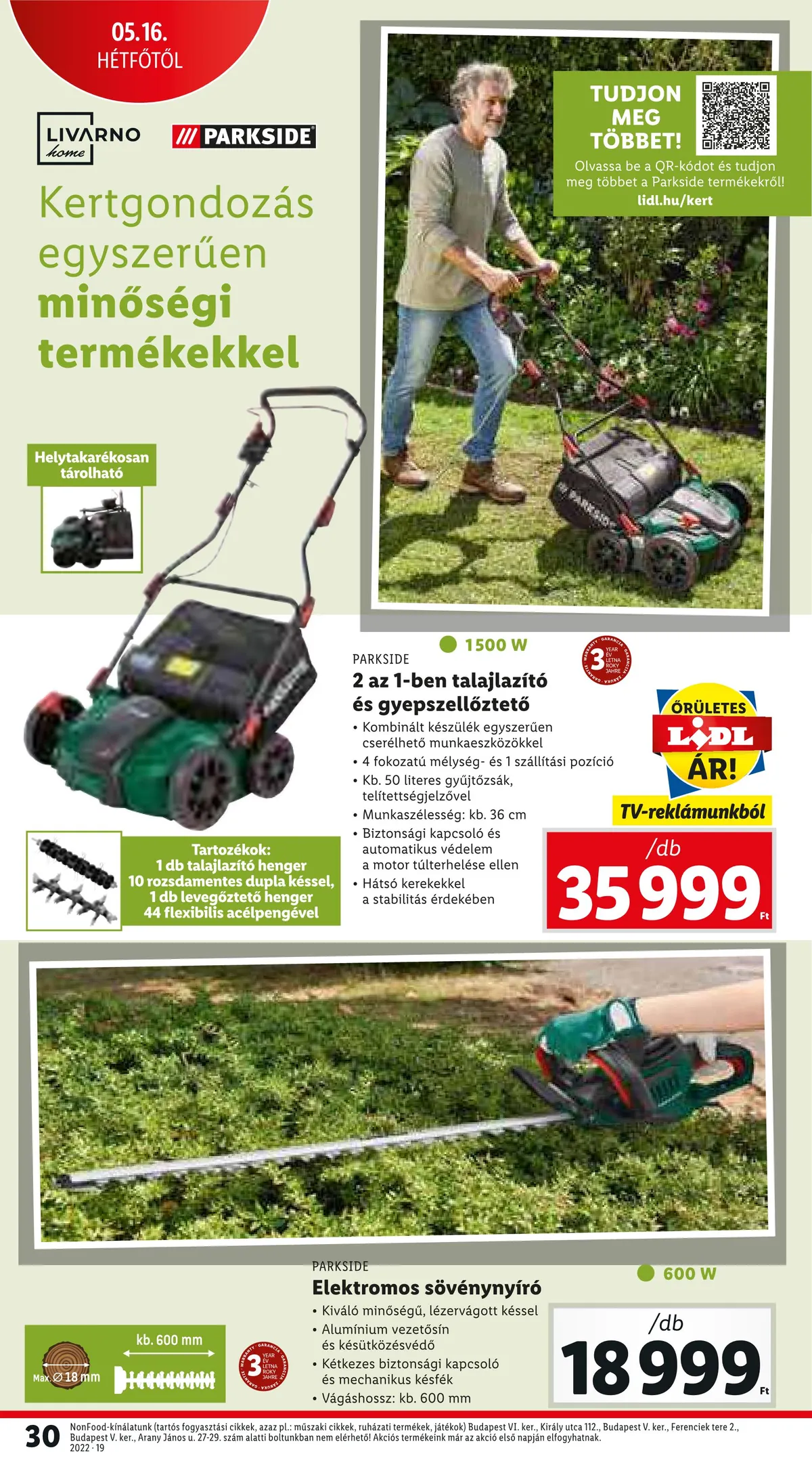 Lidl akciós újság 05.12–05.18 – 30. oldal