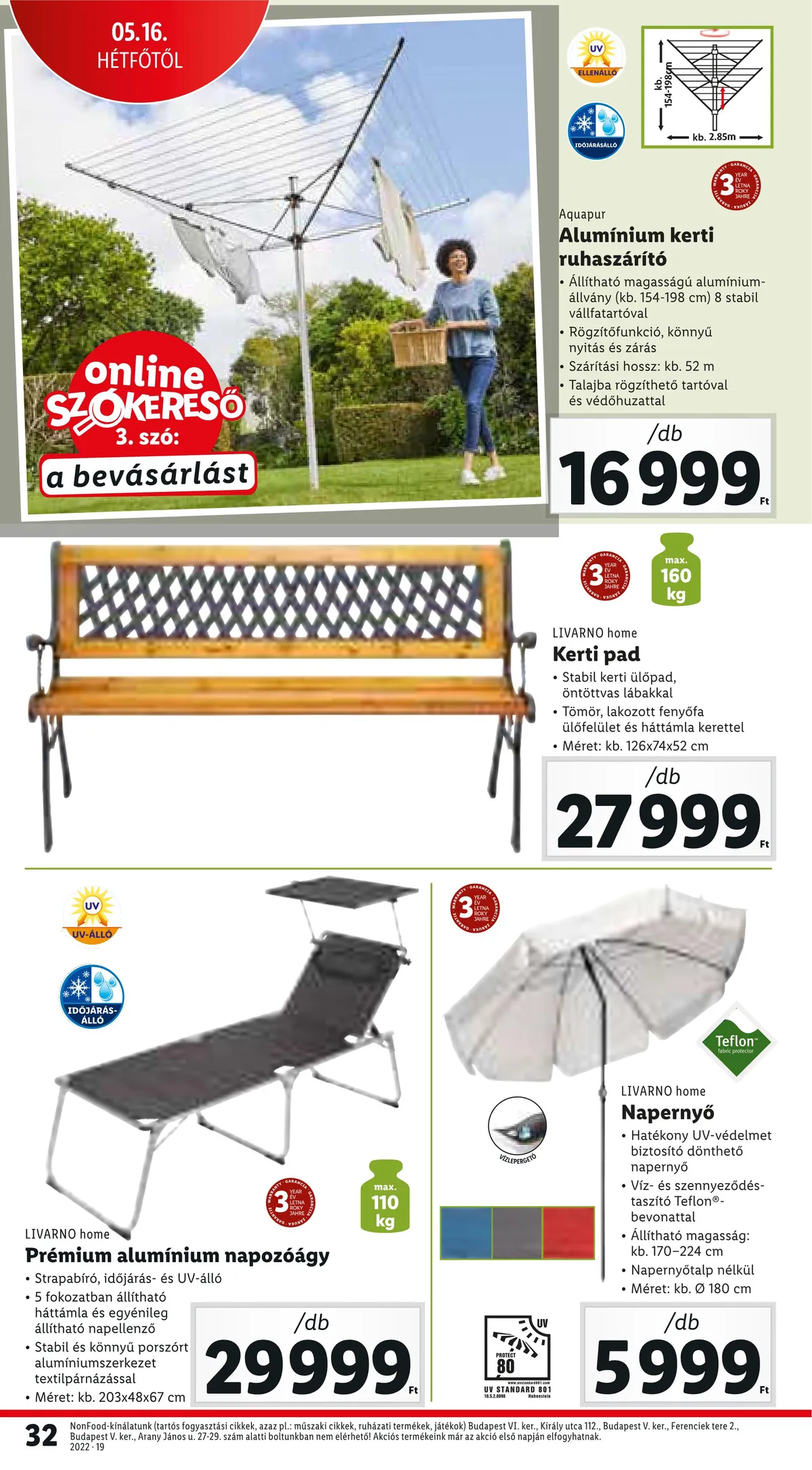 Lidl akciós újság 05.12–05.18 – 32. oldal