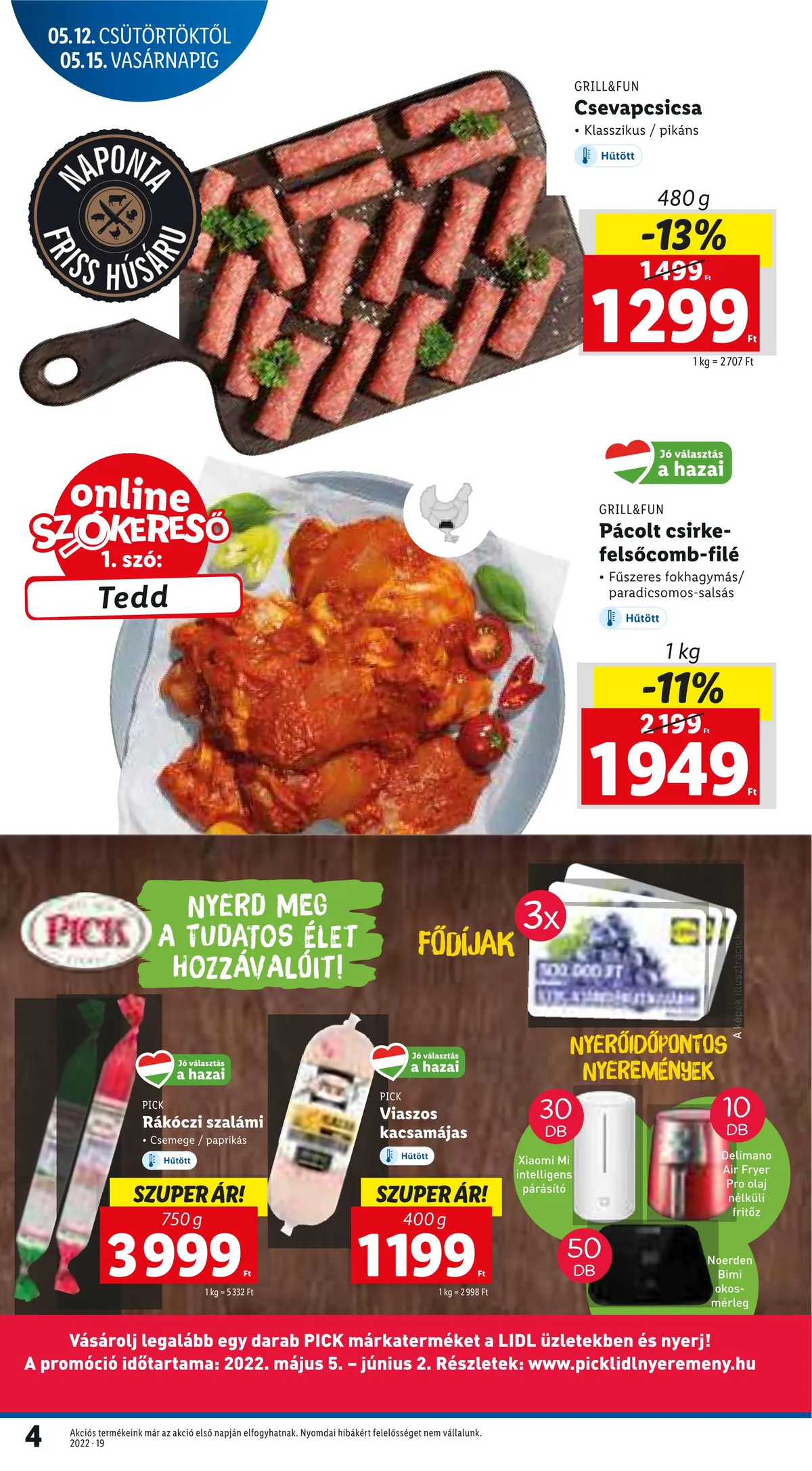 Lidl akciós újság 05.12–05.18 – 4. oldal