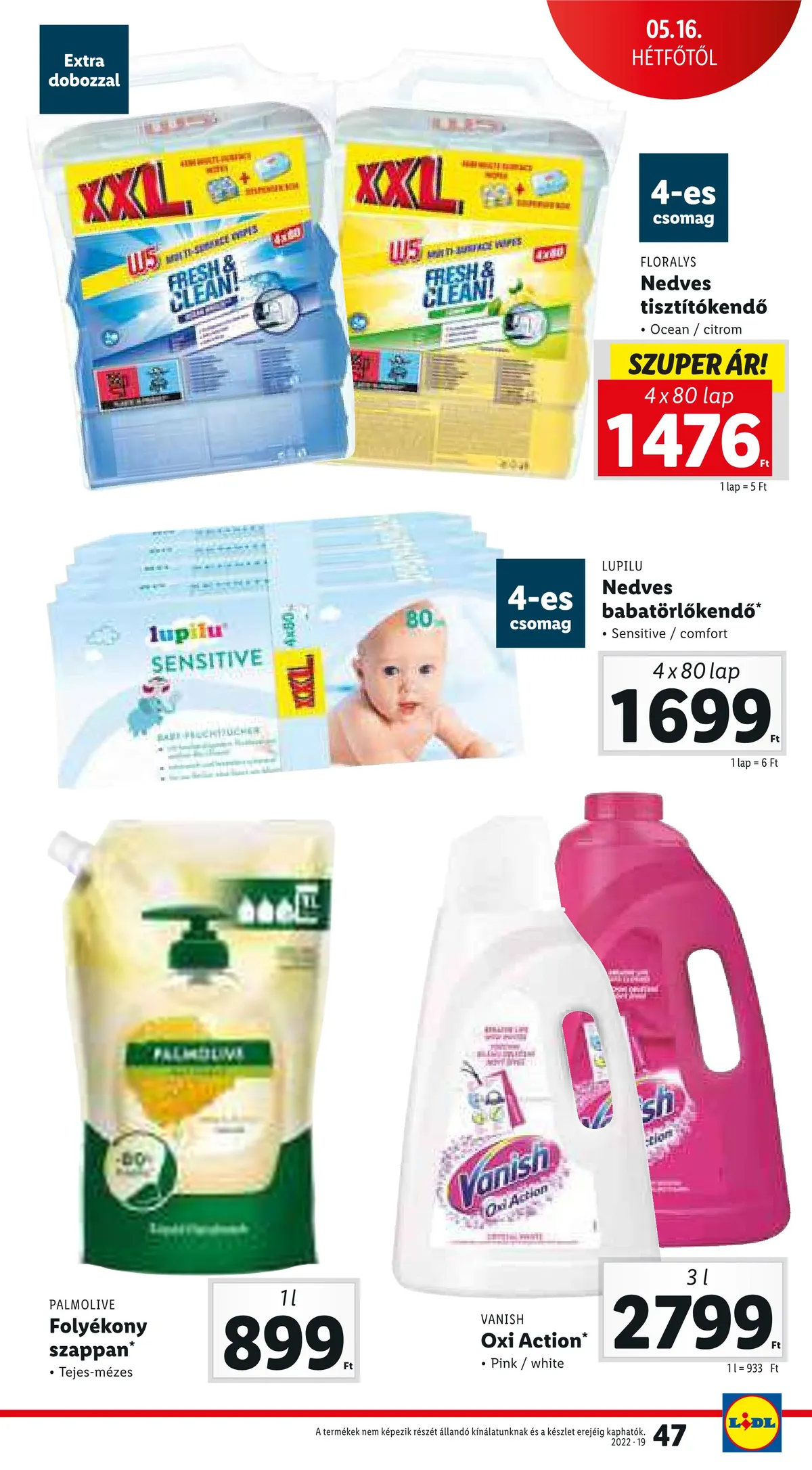 Lidl akciós újság 05.12–05.18 – 47. oldal