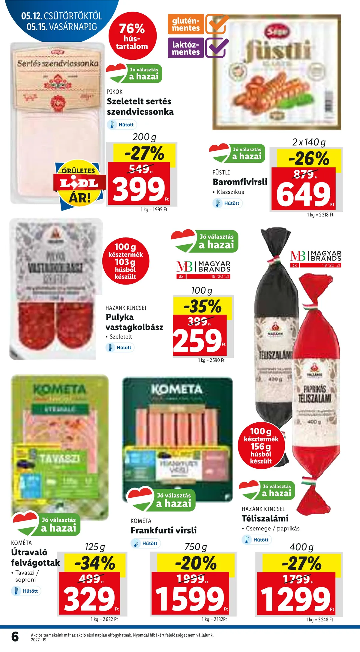 Lidl akciós újság 05.12–05.18 – 6. oldal