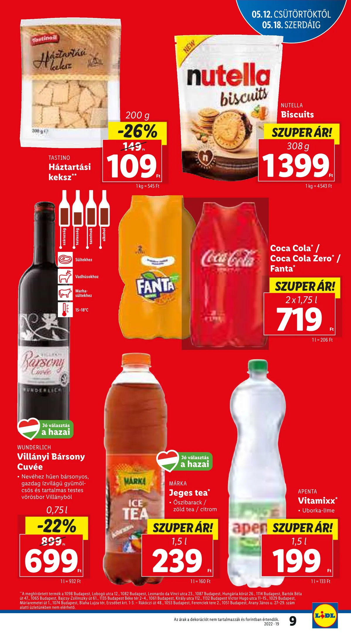Lidl akciós újság 05.12–05.18 – 9. oldal