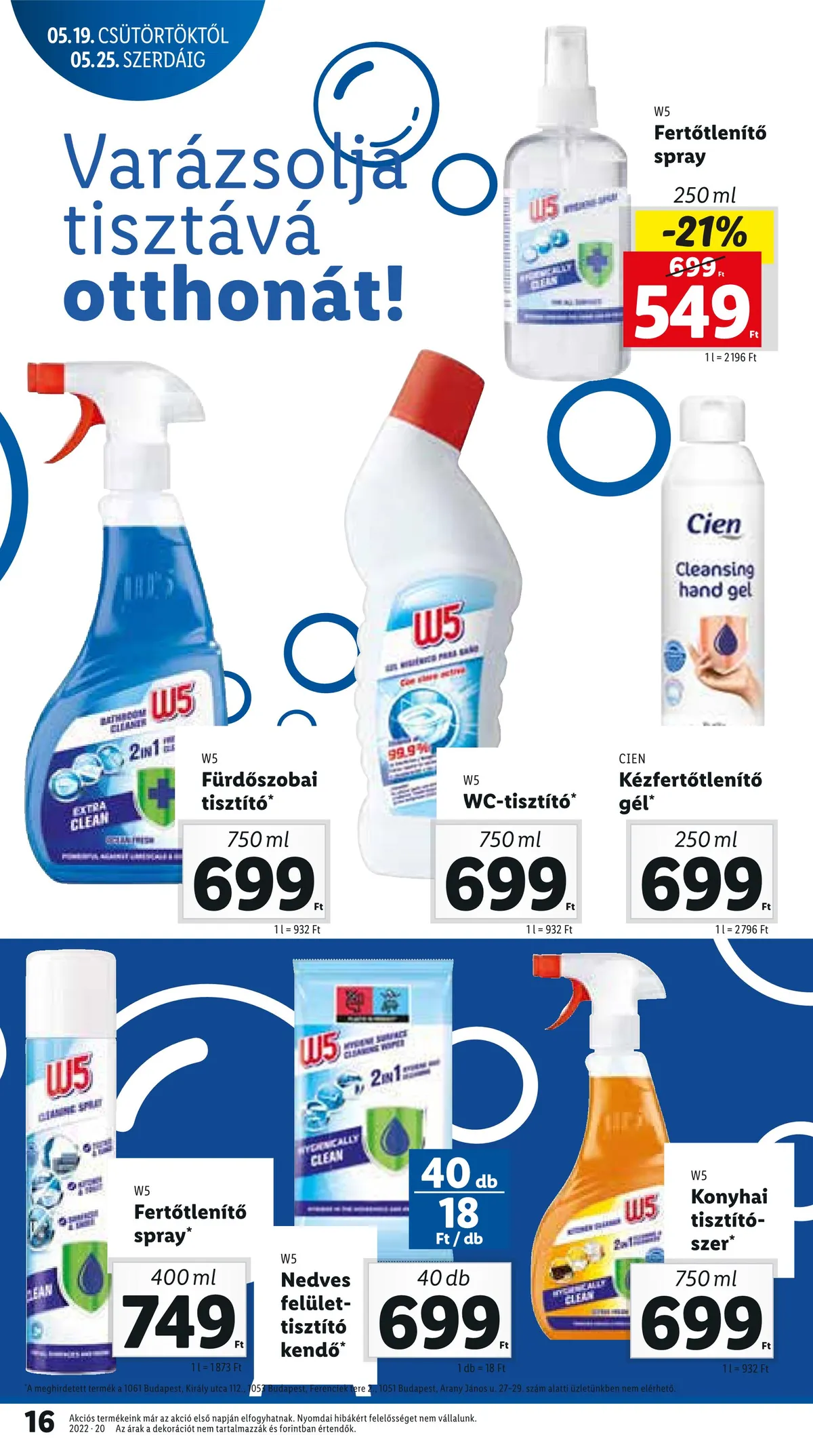 Lidl akciós újság 05.19–05.25 – 16. oldal