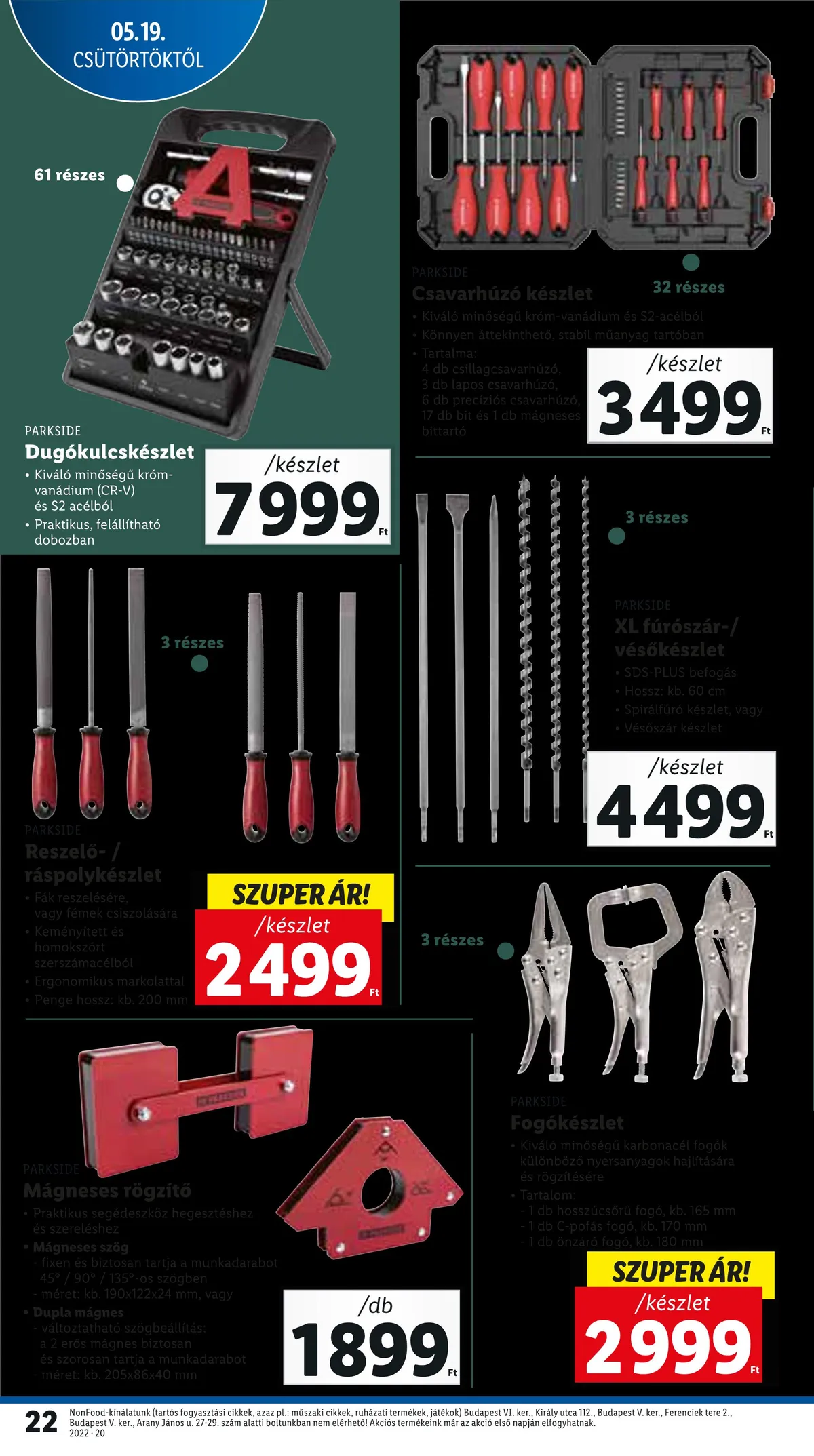 Lidl akciós újság 05.19–05.25 – 22. oldal