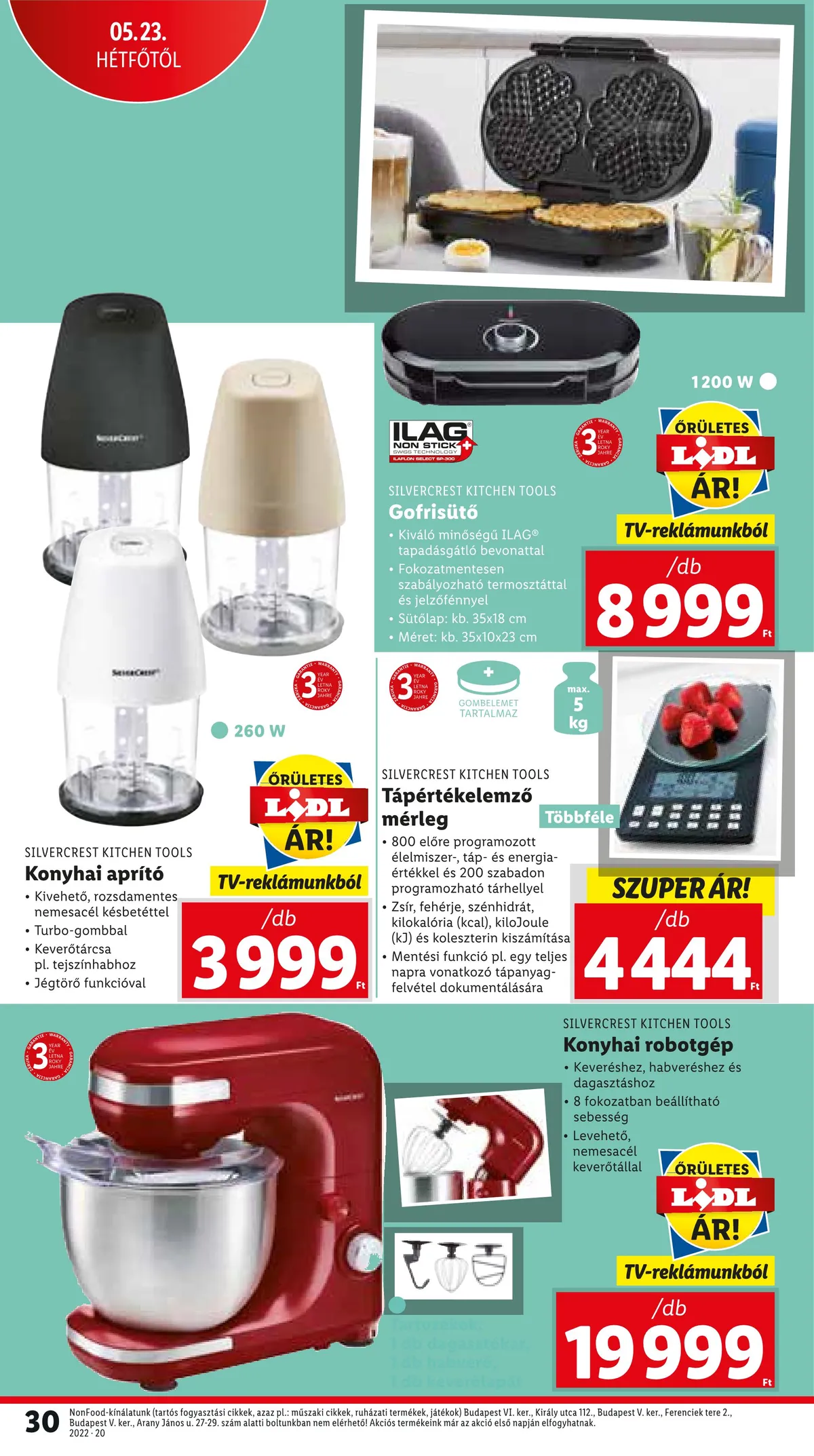 Lidl akciós újság 05.19–05.25 – 30. oldal