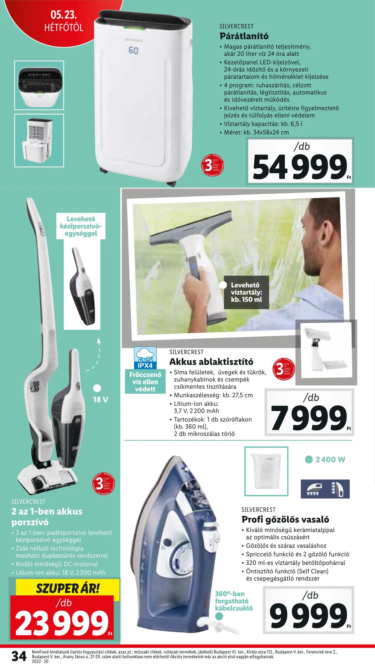 Lidl akciós újság 05.19–05.25 – 34. oldal
