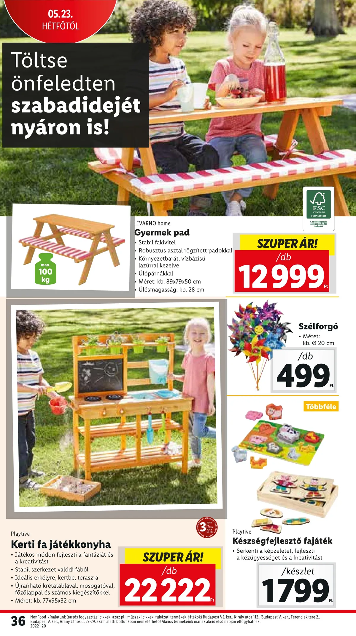 Lidl akciós újság 05.19–05.25 – 36. oldal