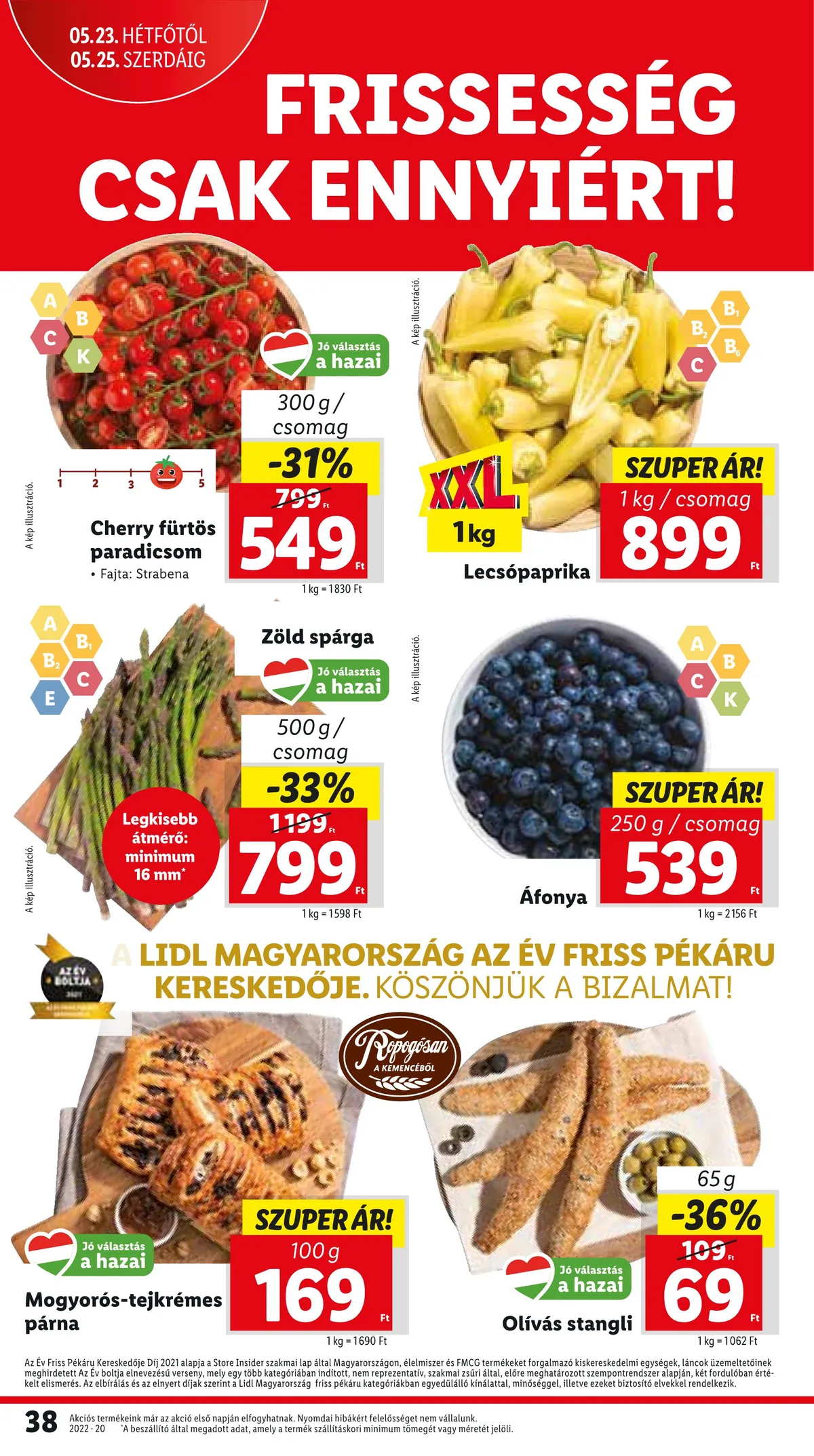 Lidl akciós újság 05.19–05.25 – 38. oldal