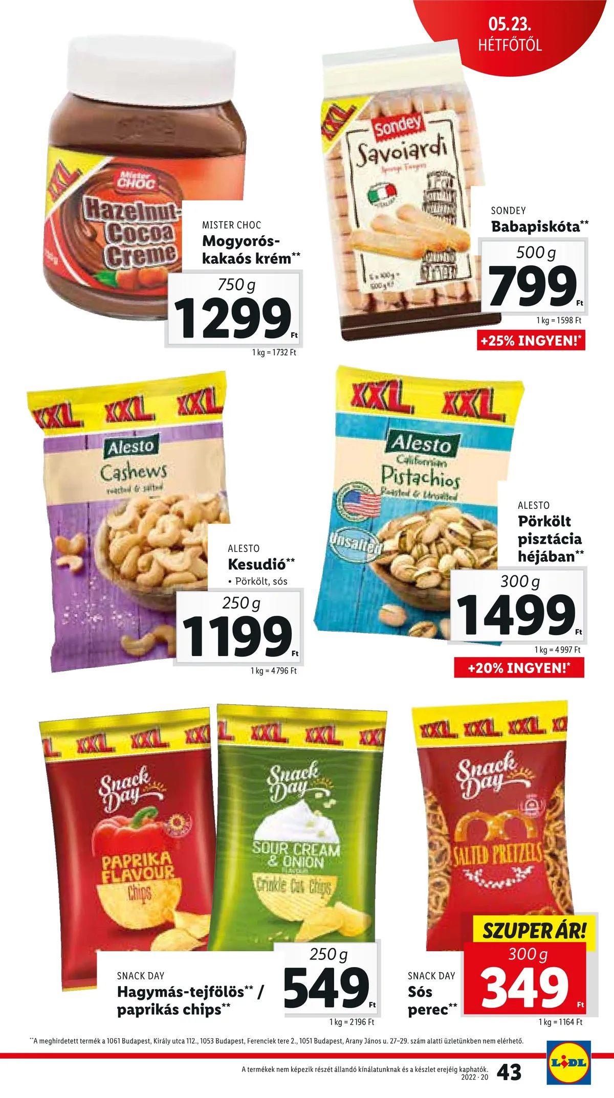 Lidl akciós újság 05.19–05.25 – 43. oldal