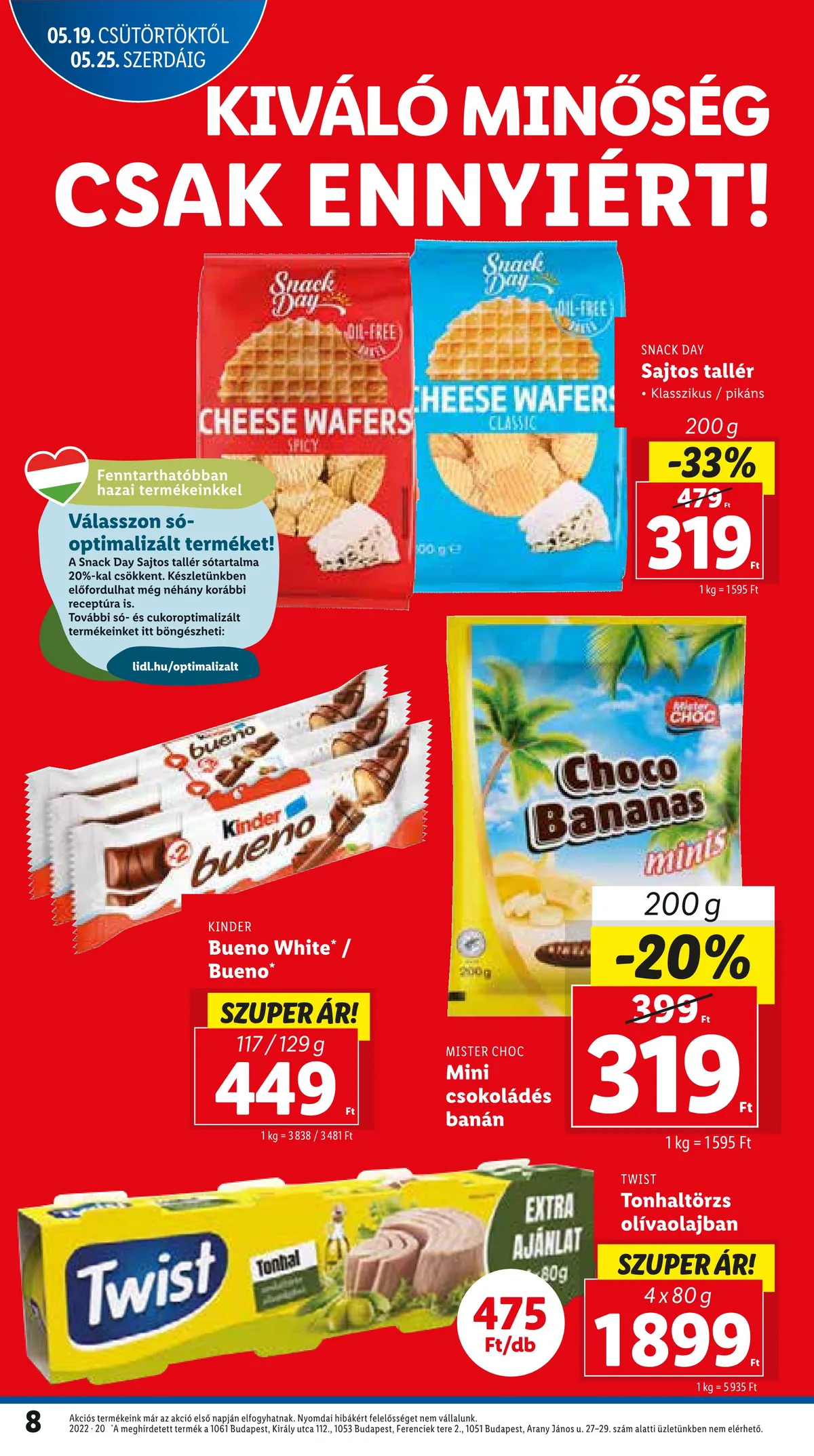Lidl akciós újság 05.19–05.25 – 8. oldal