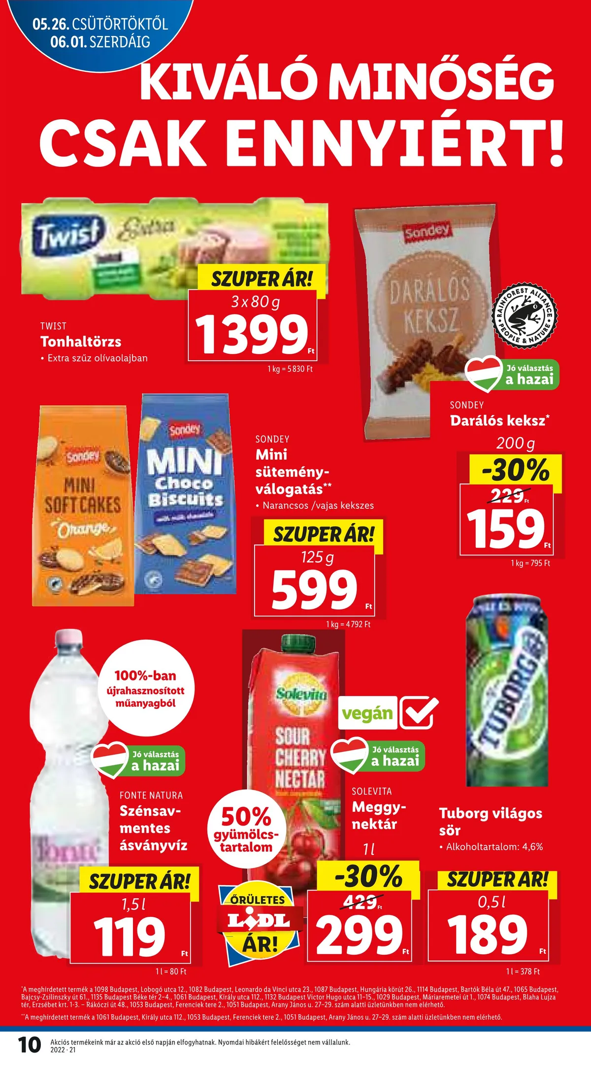 Lidl akciós újság 05.26–06.01 – 10. oldal