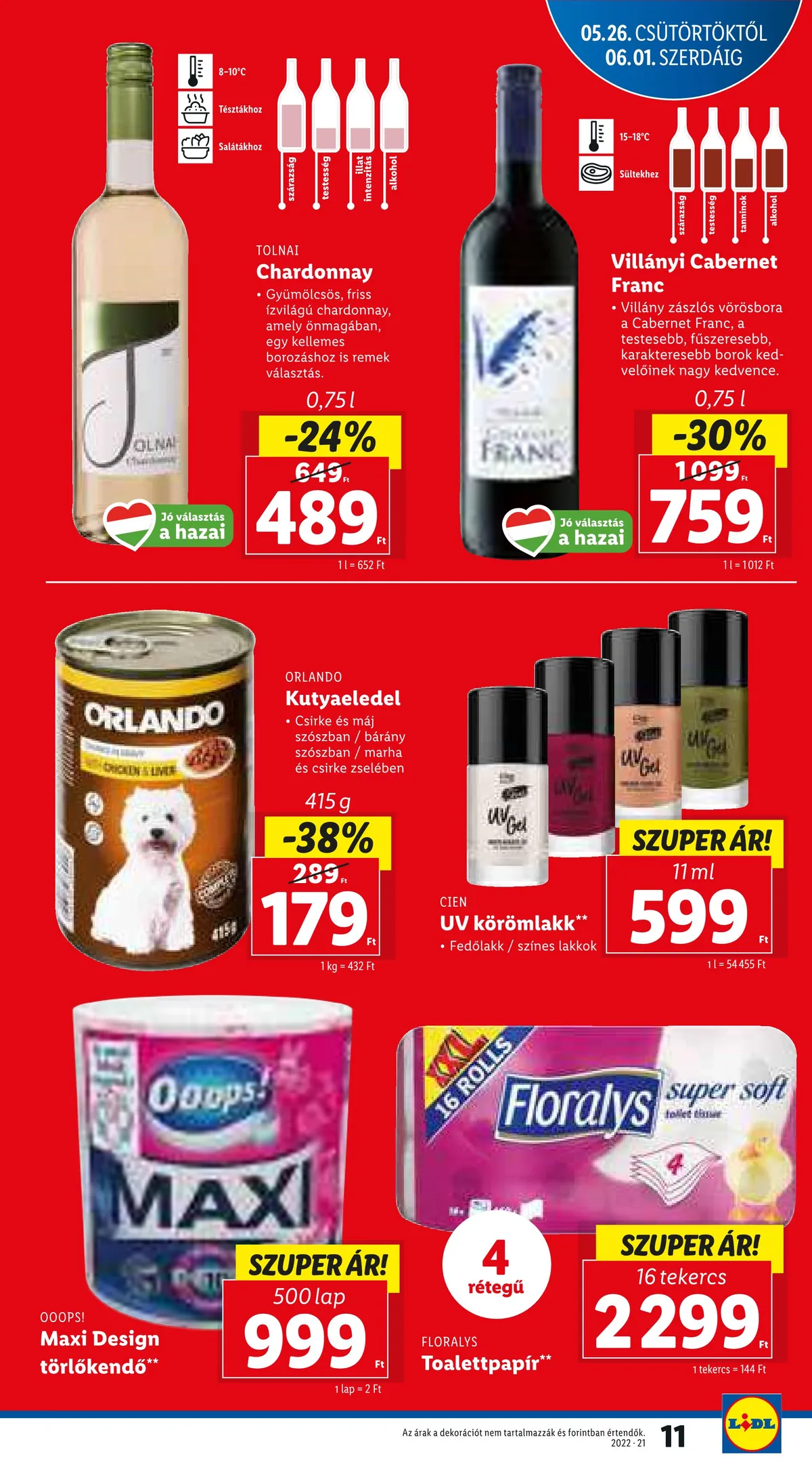 Lidl akciós újság 05.26–06.01 – 11. oldal