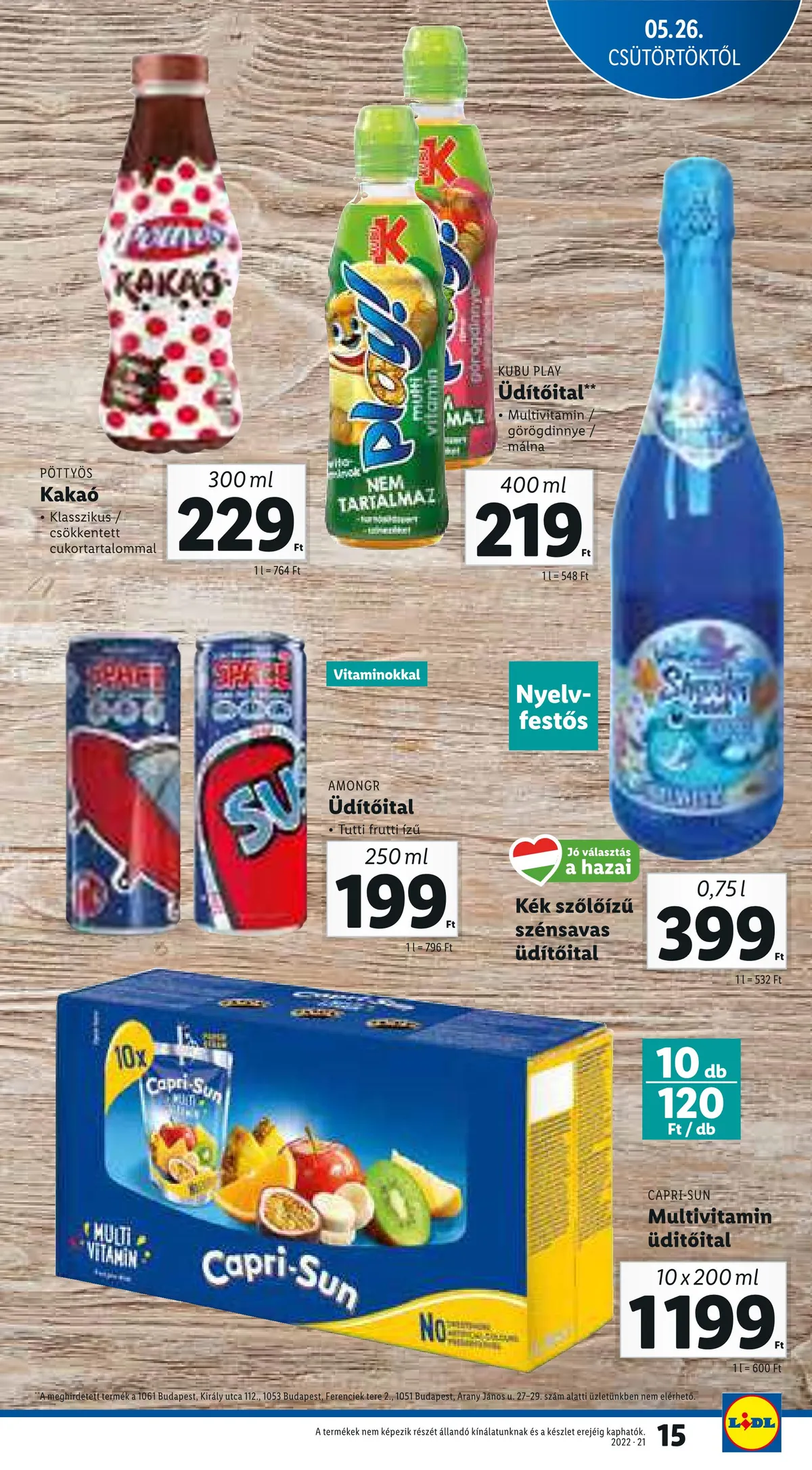 Lidl akciós újság 05.26–06.01 – 15. oldal