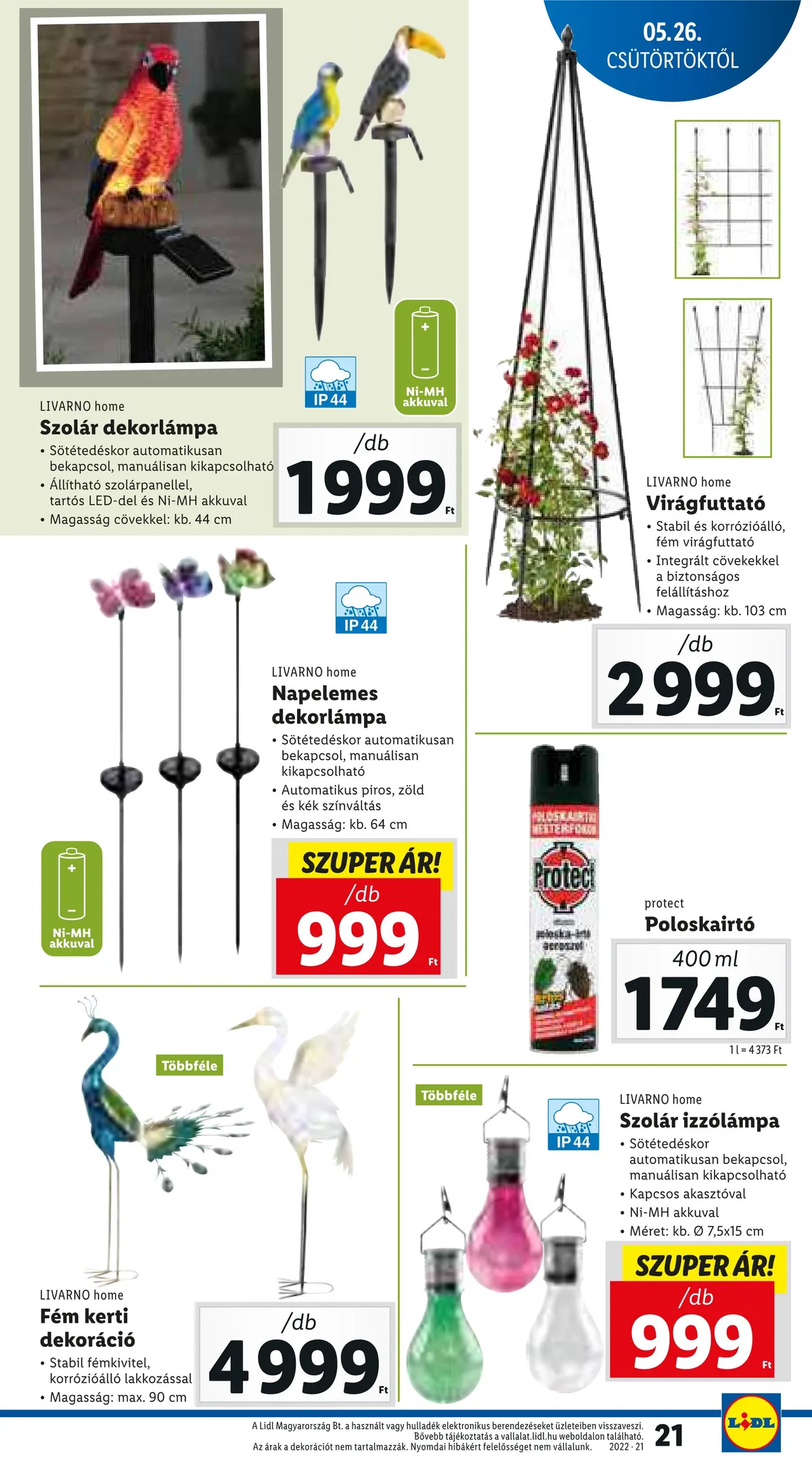 Lidl akciós újság 05.26–06.01 – 21. oldal