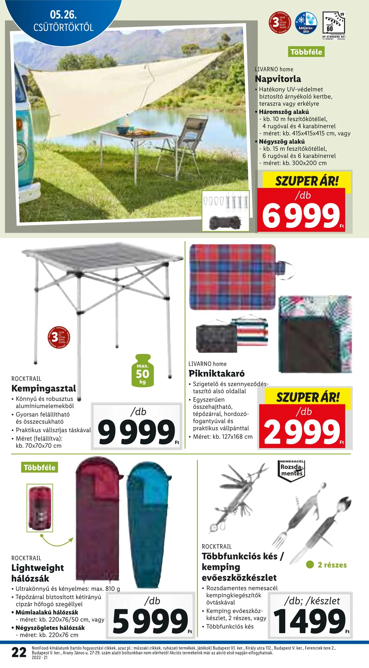 Lidl akciós újság 05.26–06.01 – 22. oldal