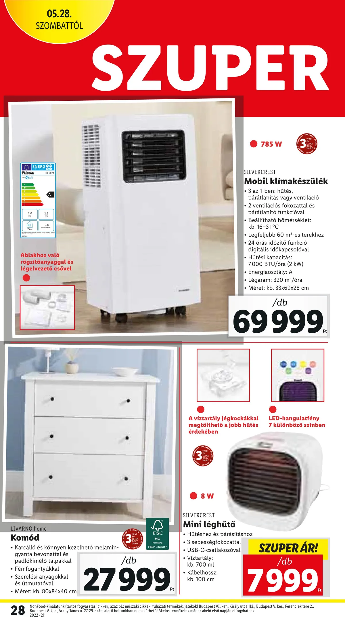 Lidl akciós újság 05.26–06.01 – 28. oldal
